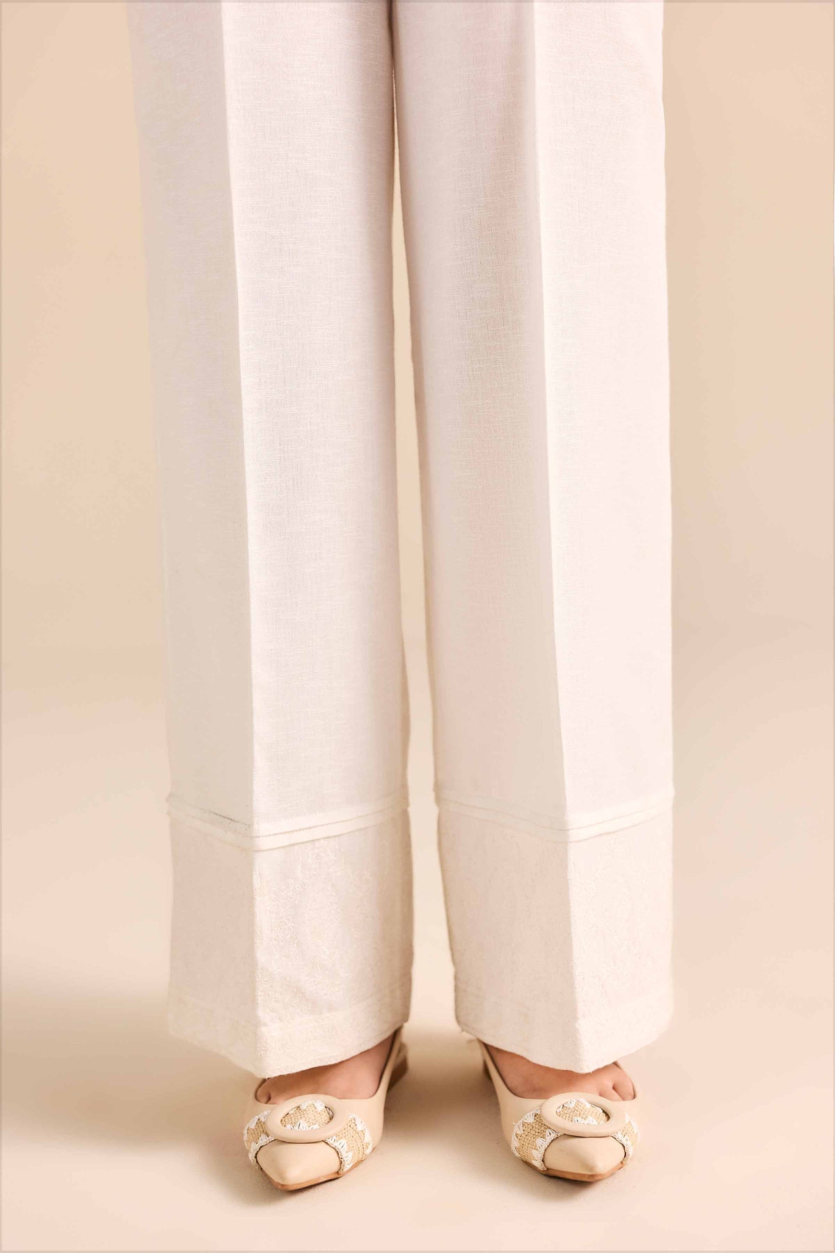 Embroidered Trousers - PW25-117