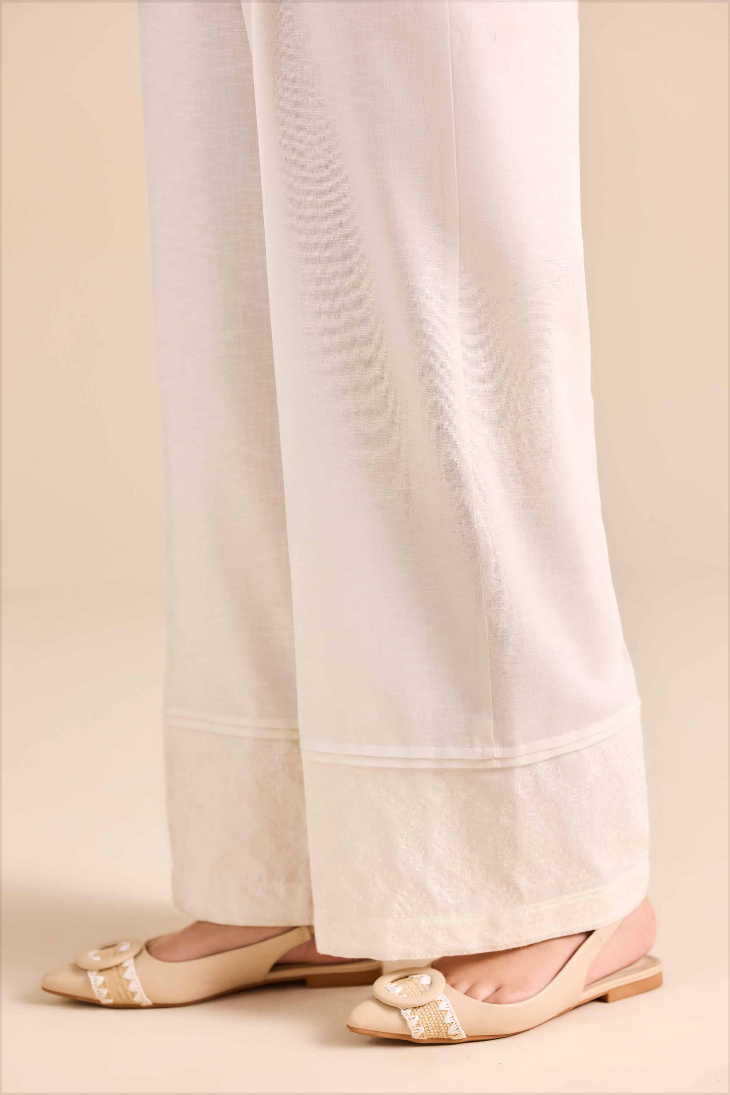 Embroidered Trousers - PW25-117