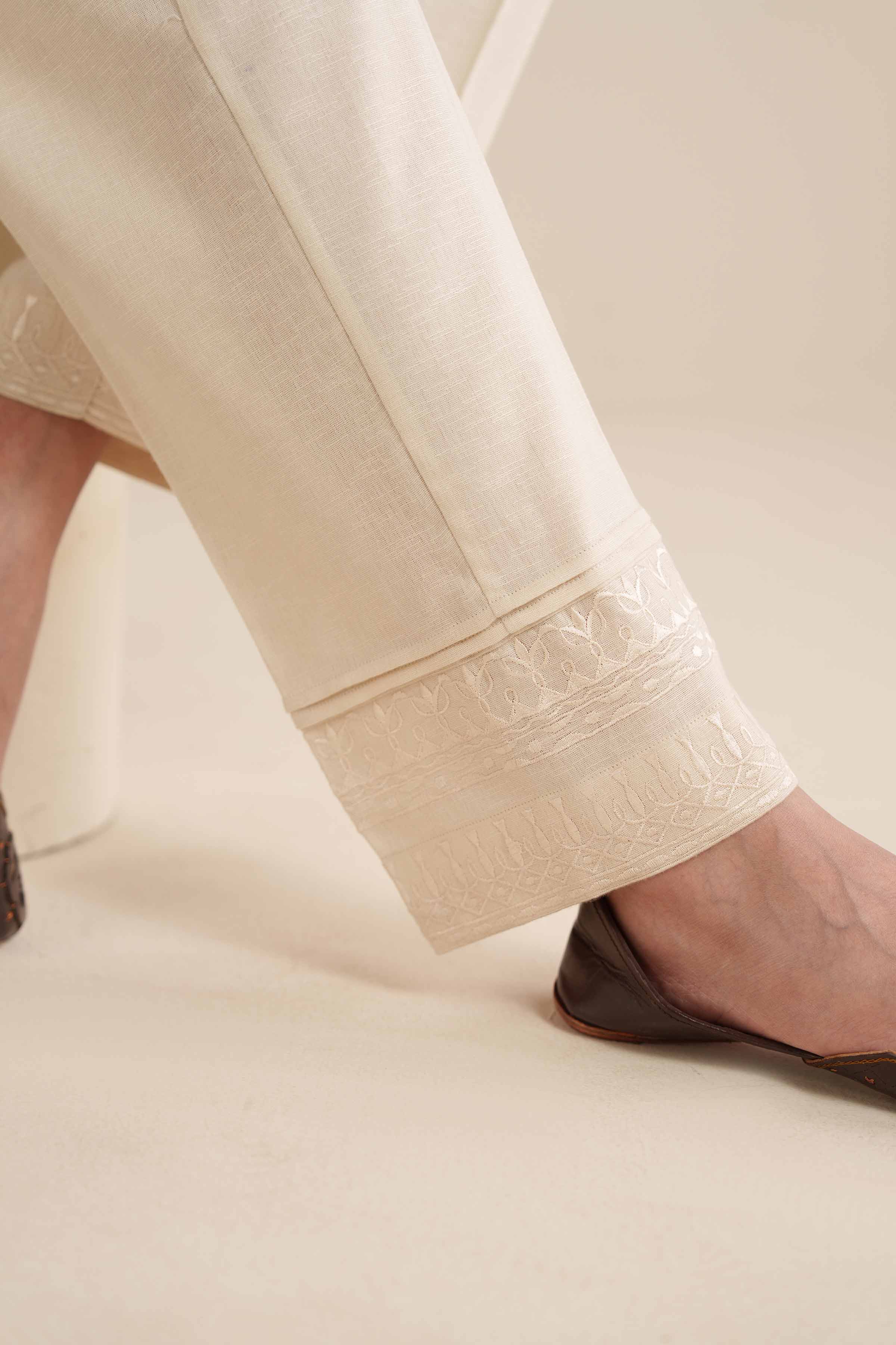 Embroidered Trousers - PW25-125
