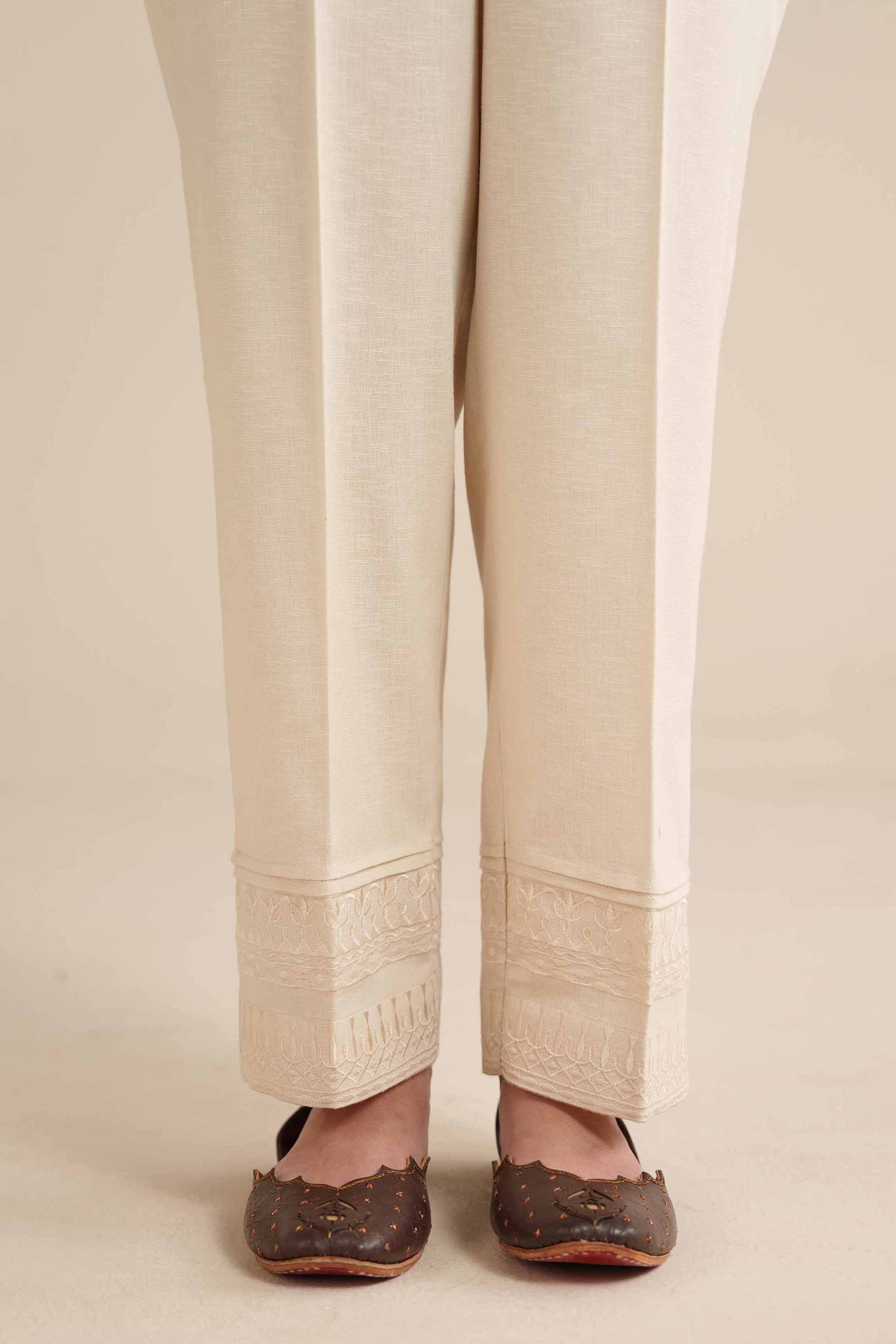 Embroidered Trousers - PW25-125