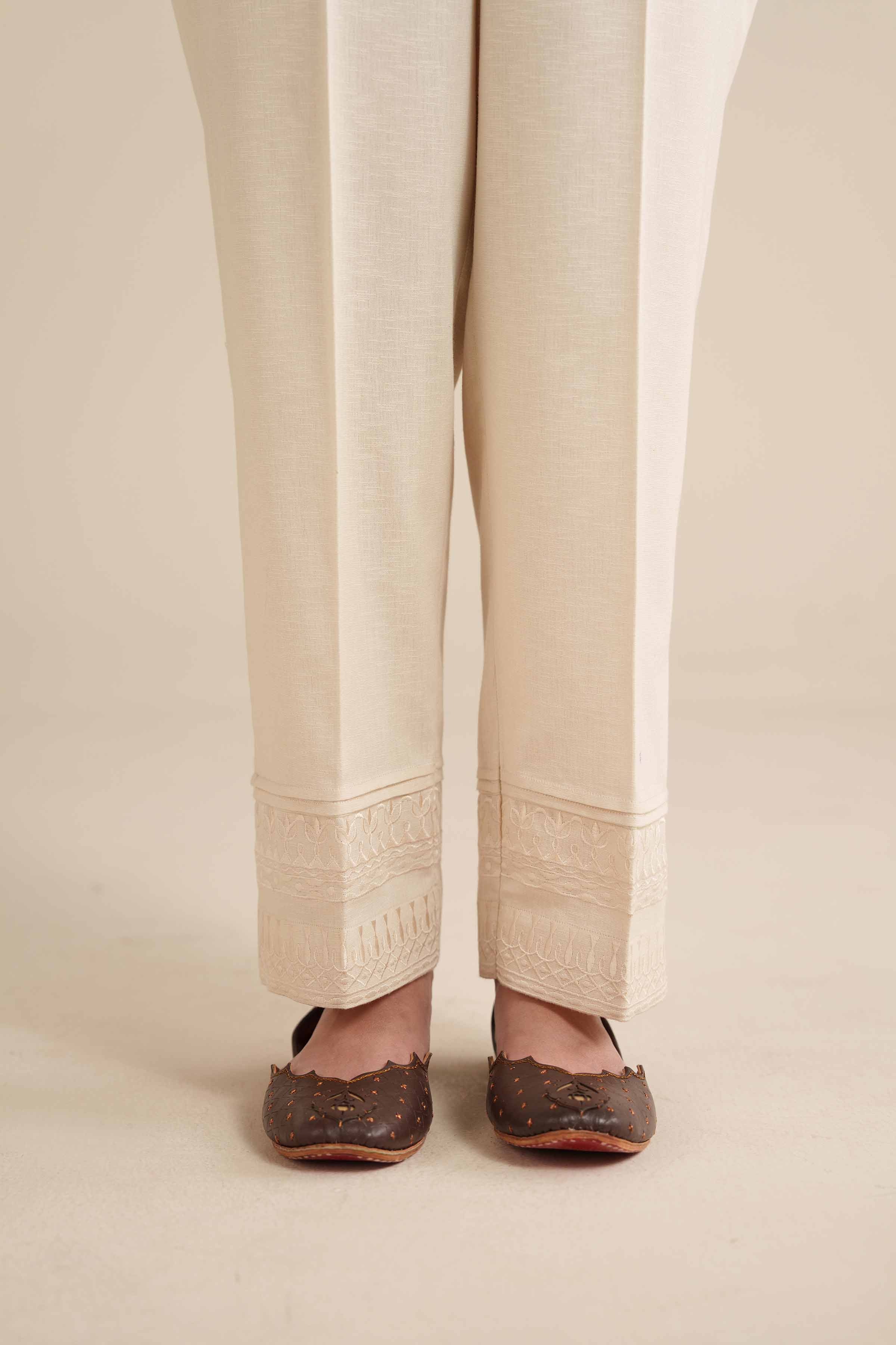 Embroidered Trousers - PW25-125