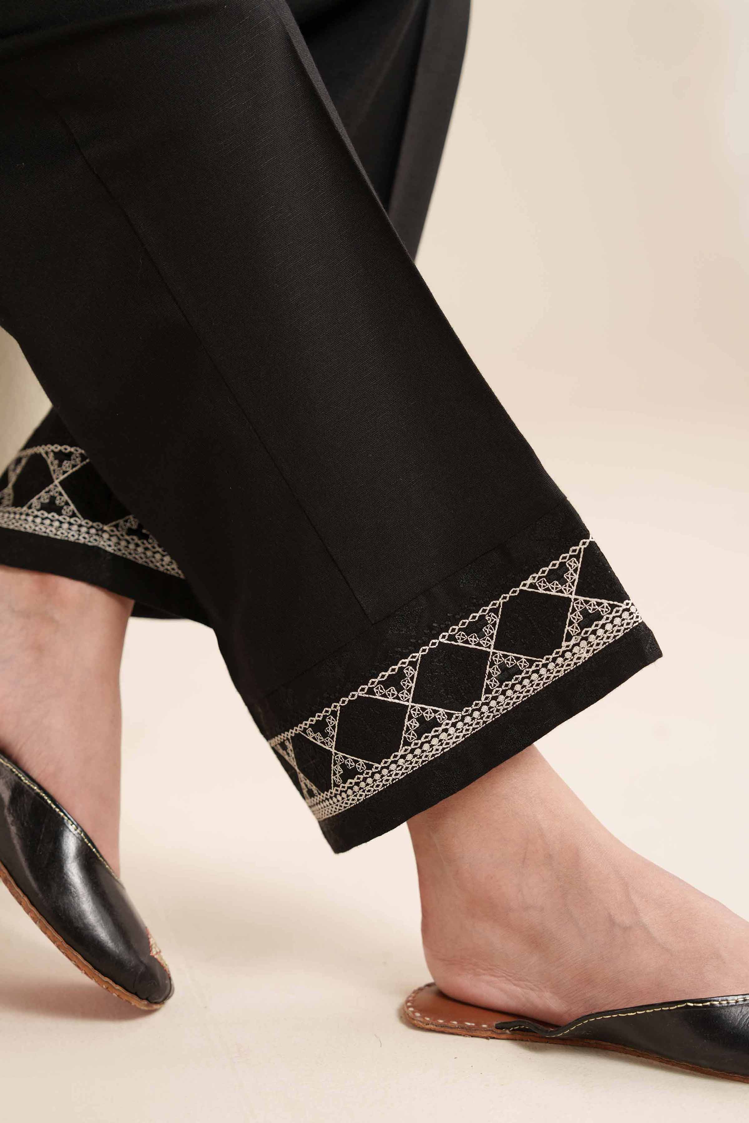 Embroidered Trousers - PW25-127