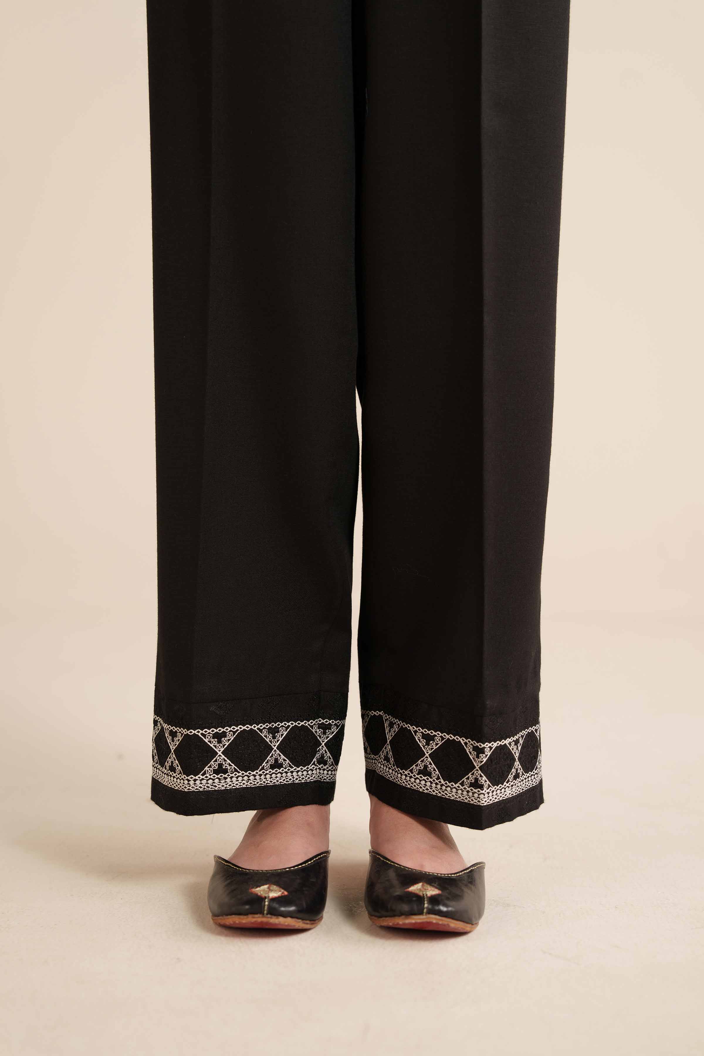 Embroidered Trousers - PW25-127