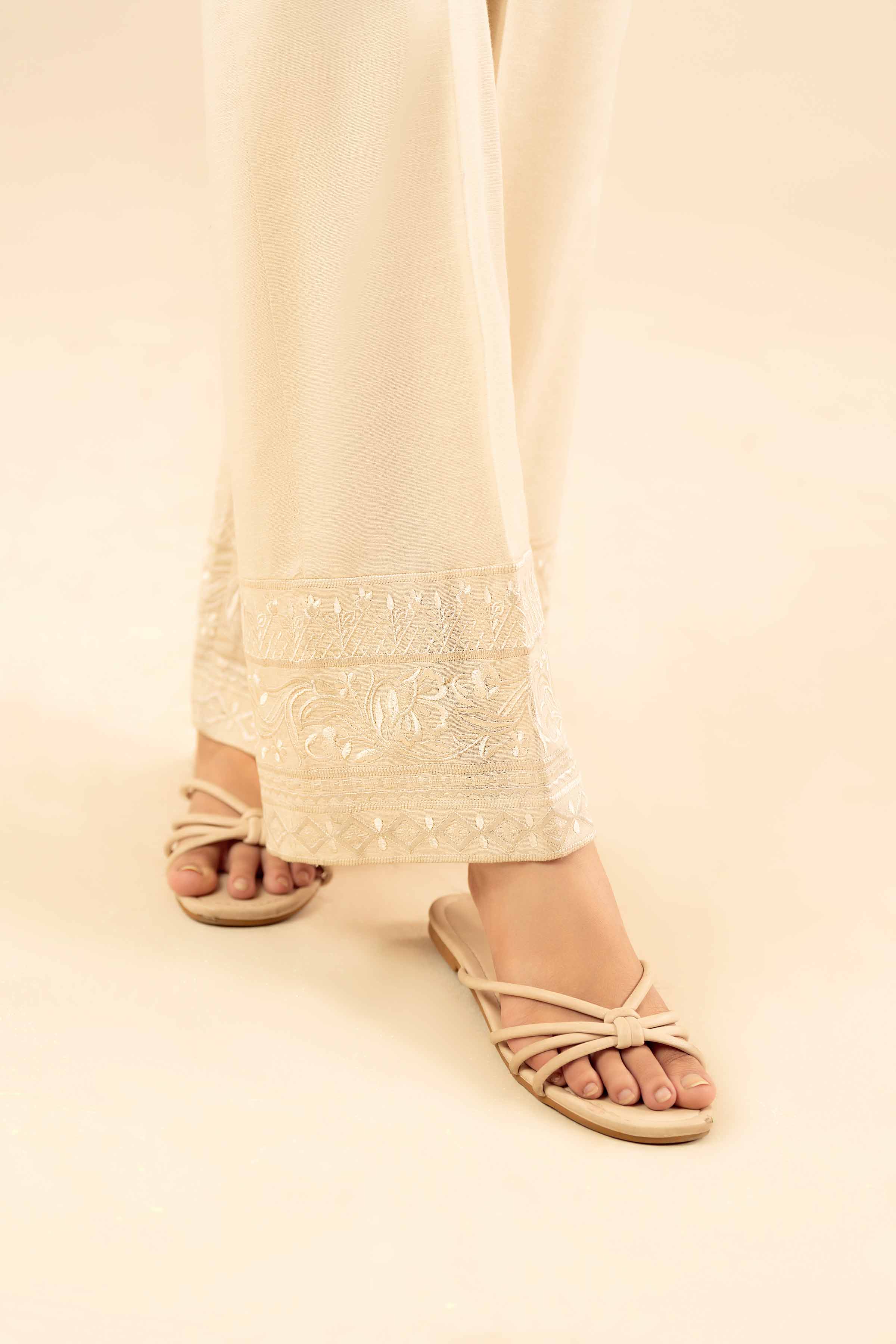Embroidered Trousers - PW25-133