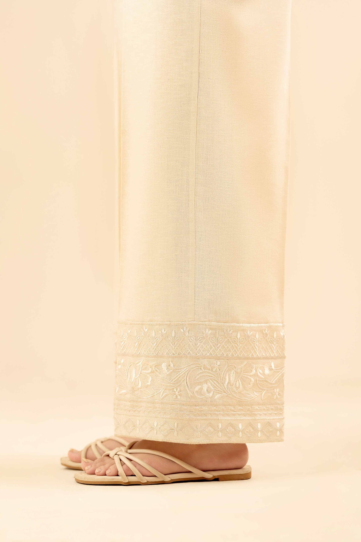 Embroidered Trousers - PW25-133