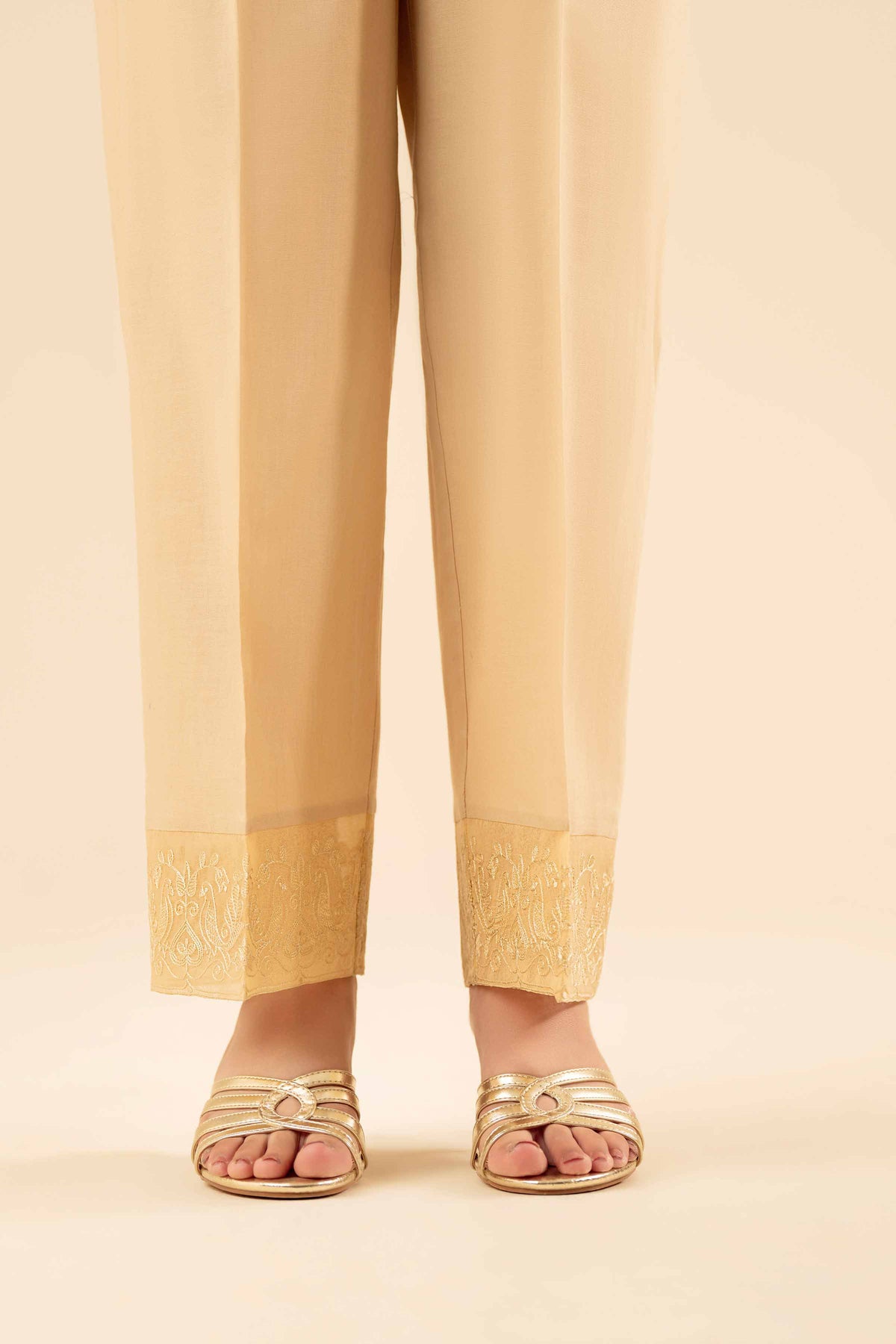 Embroidered Trousers - PW25-138