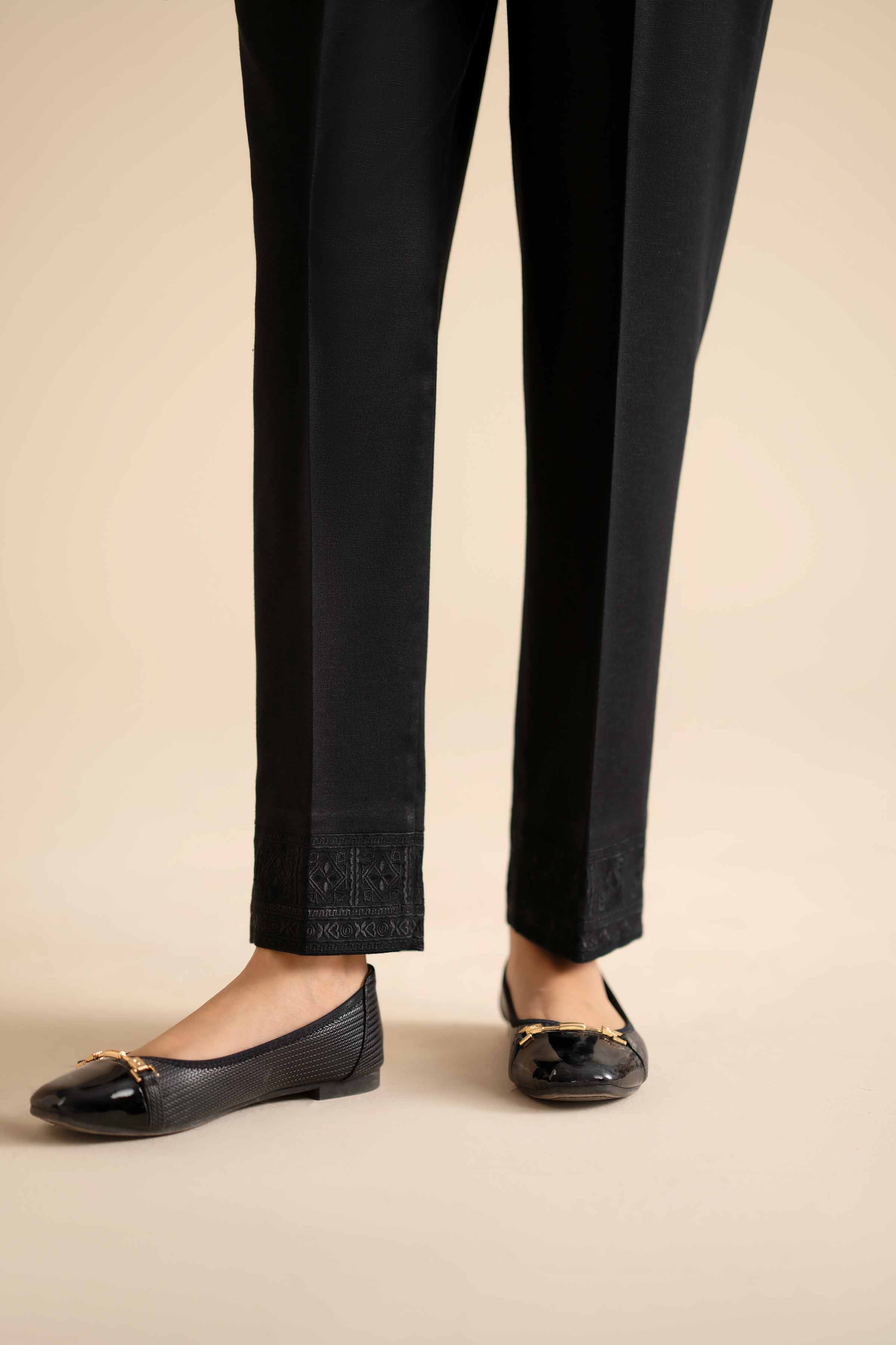 Embroidered Trousers - PW25-141