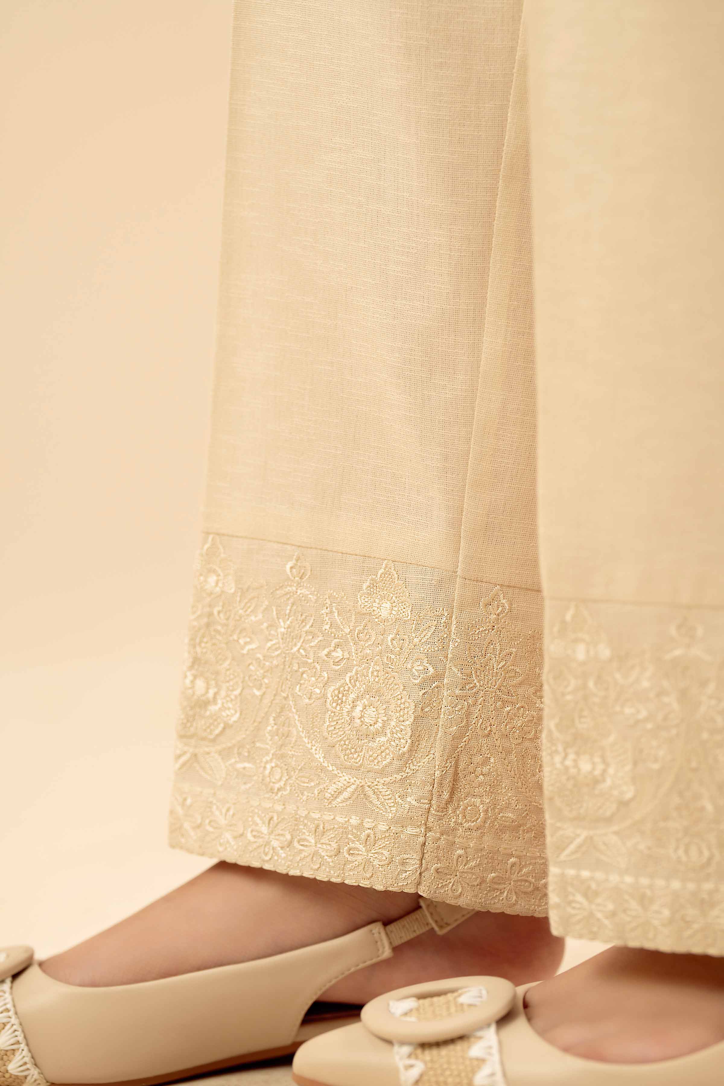 Embroidered Trousers - PW25-143