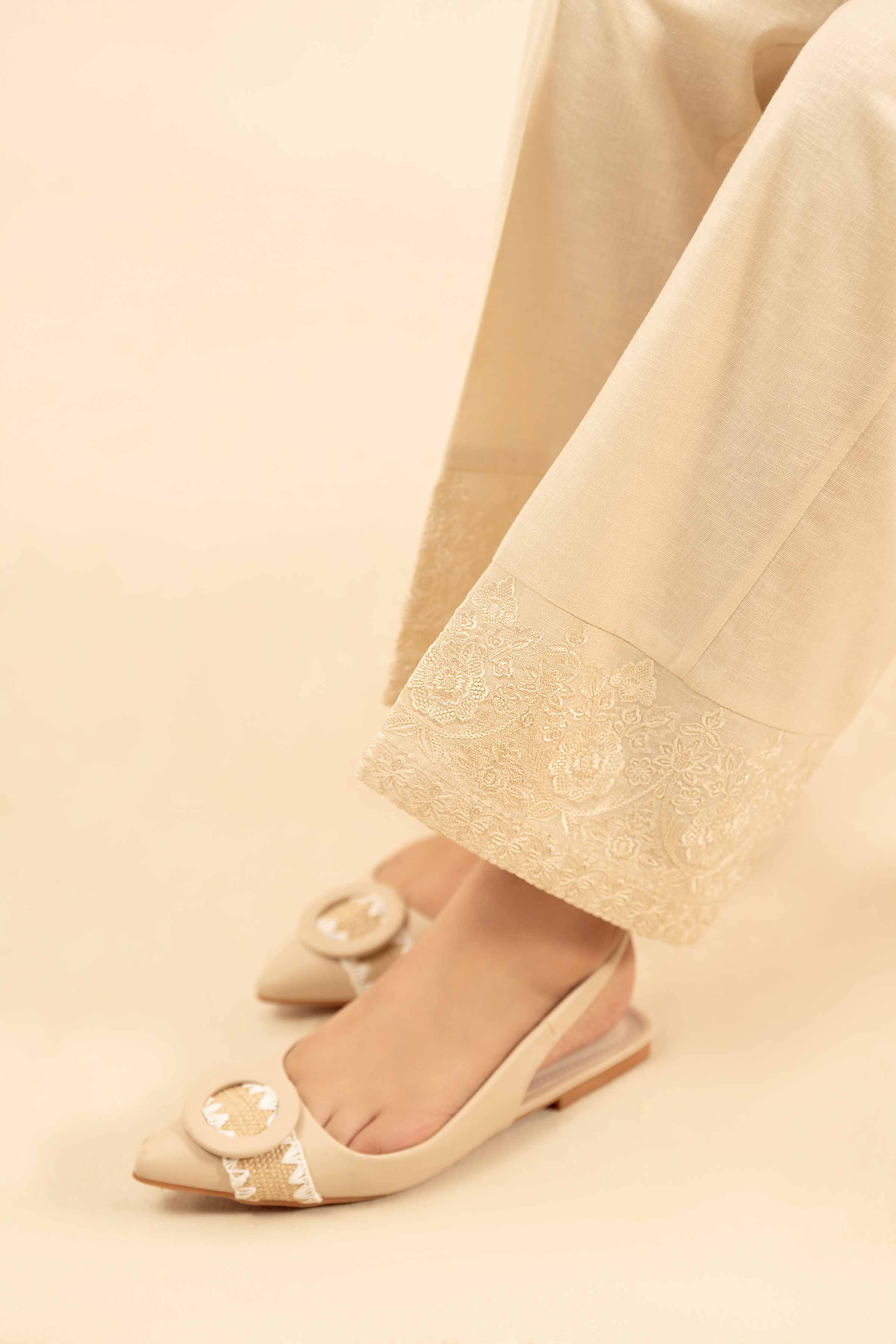 Embroidered Trousers - PW25-143