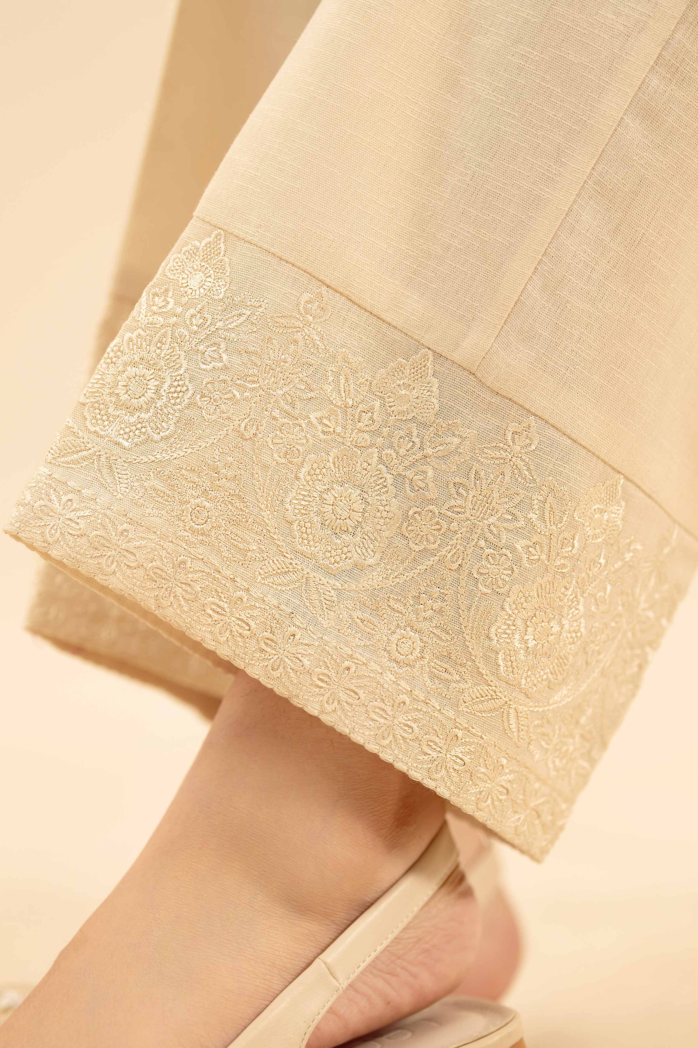 Embroidered Trousers - PW25-143