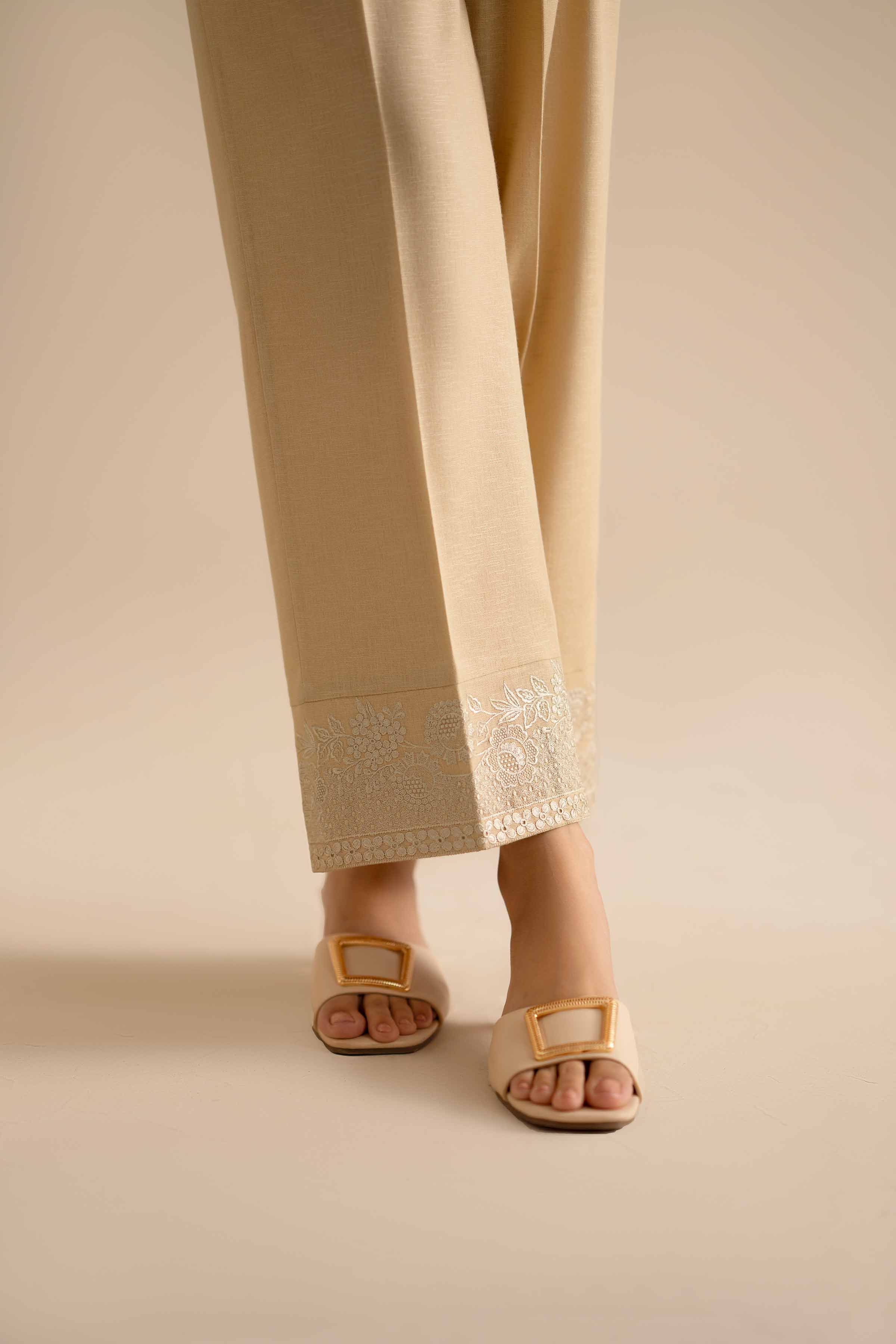 Embroidered Trousers - PW25-145