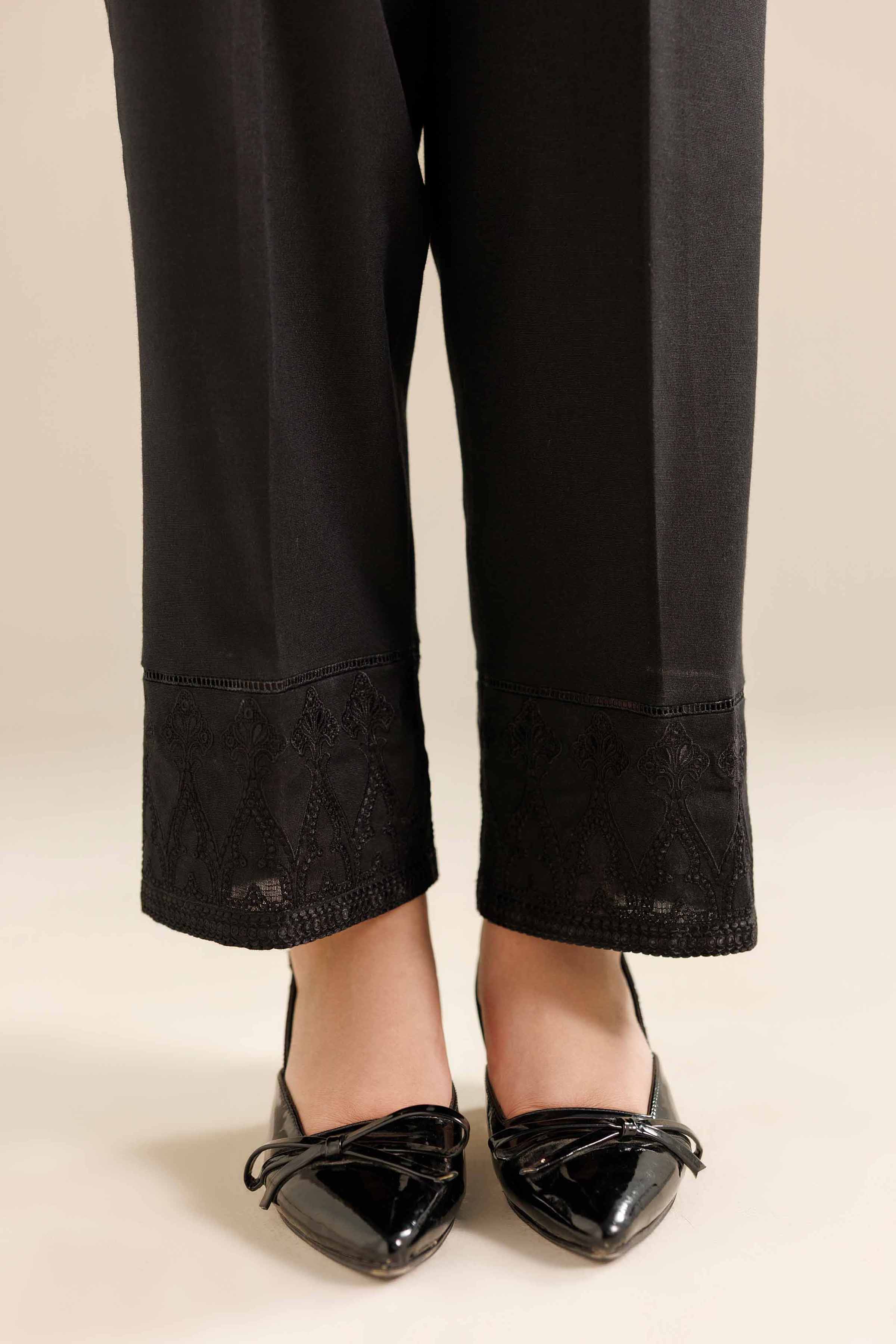 Embroidered Trousers - PW25-152