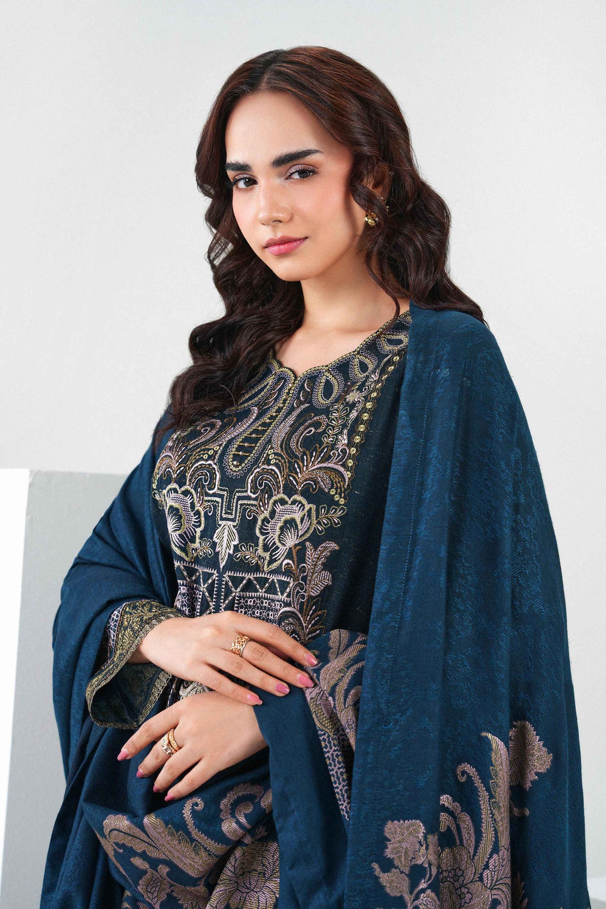 2 Piece - Embroidered Suit - PW25-180