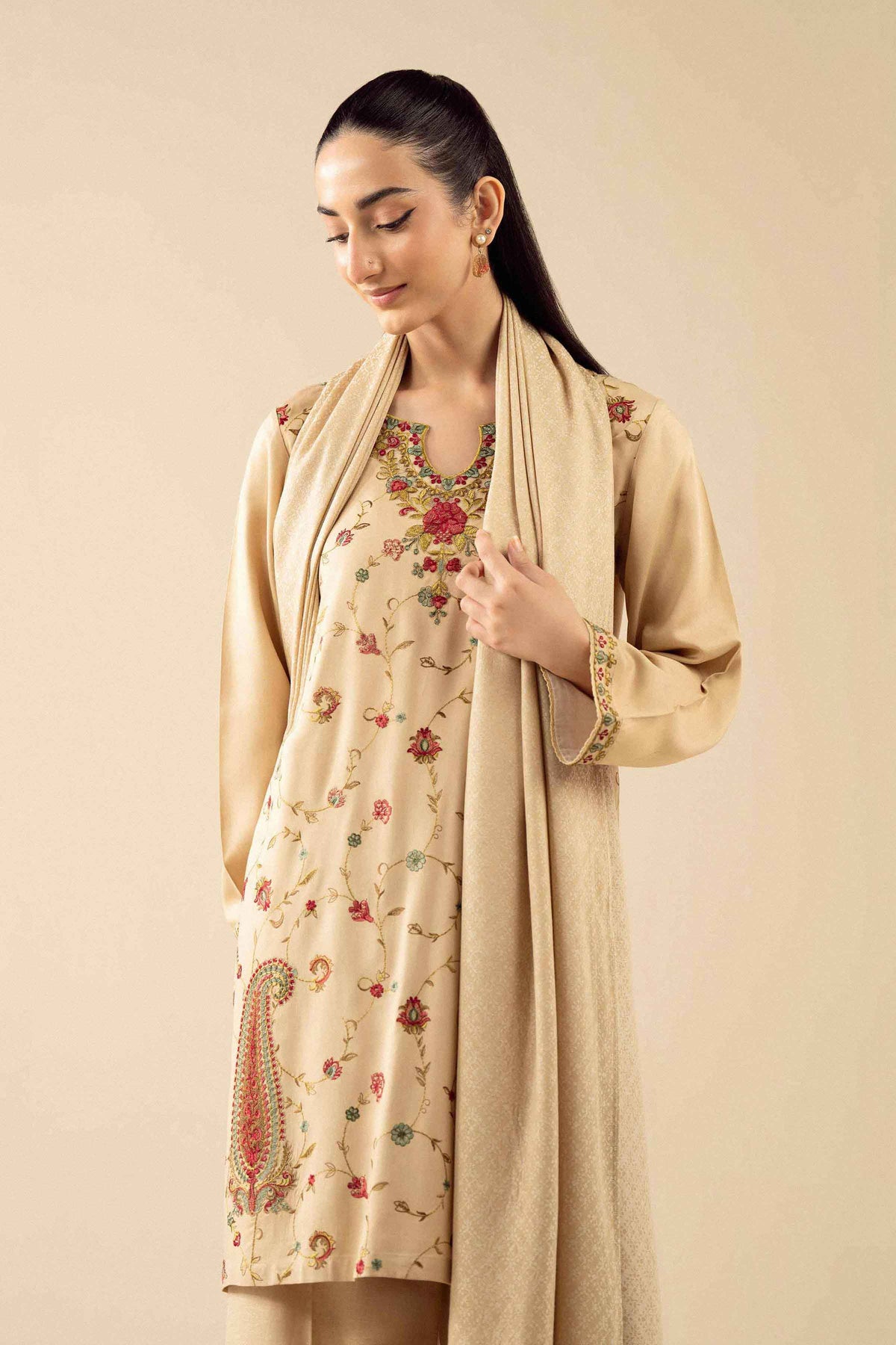 2 Piece - Embroidered Suit - PW25-186