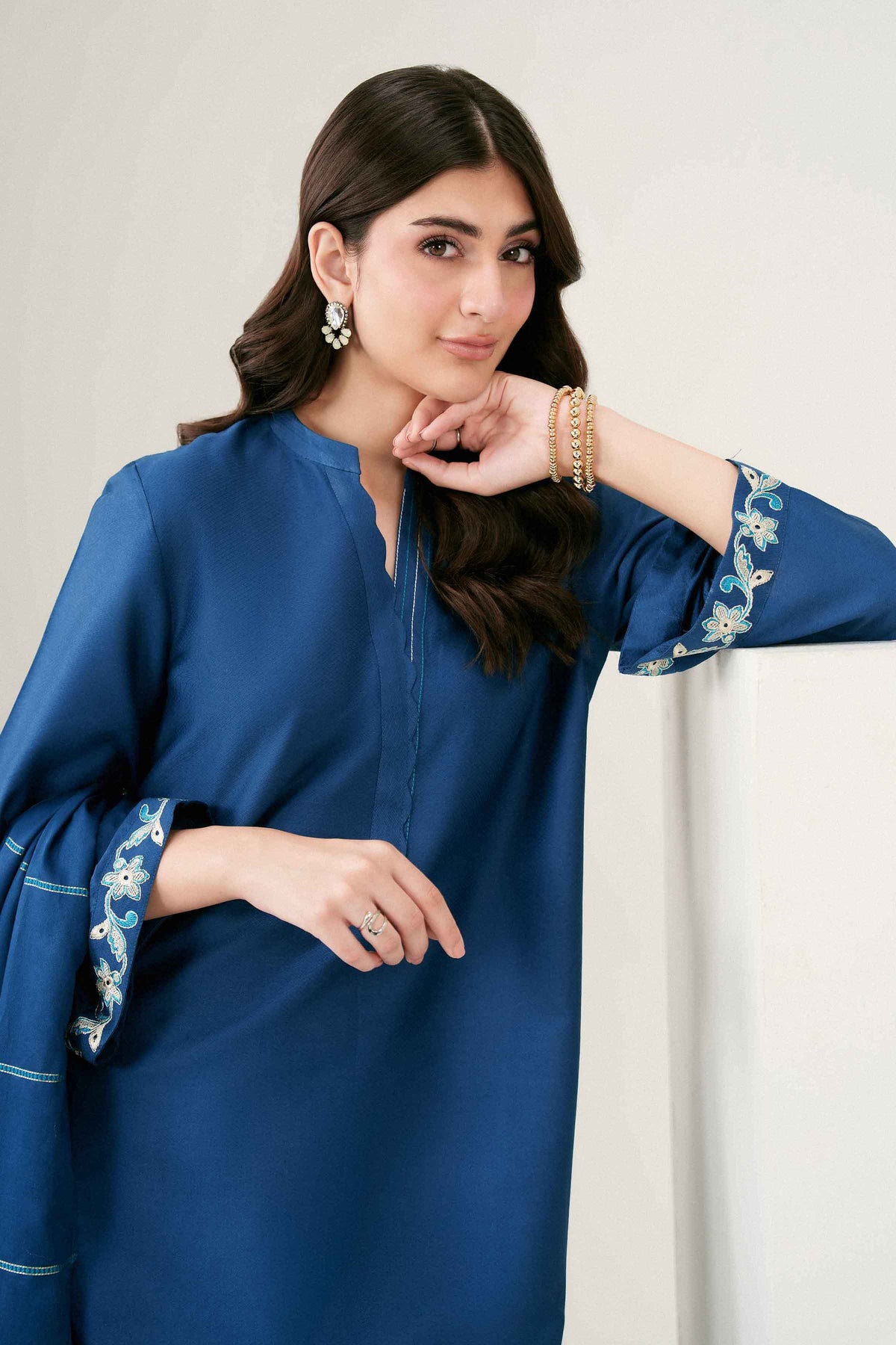 2 Piece - Embroidered Suit - PW25-194