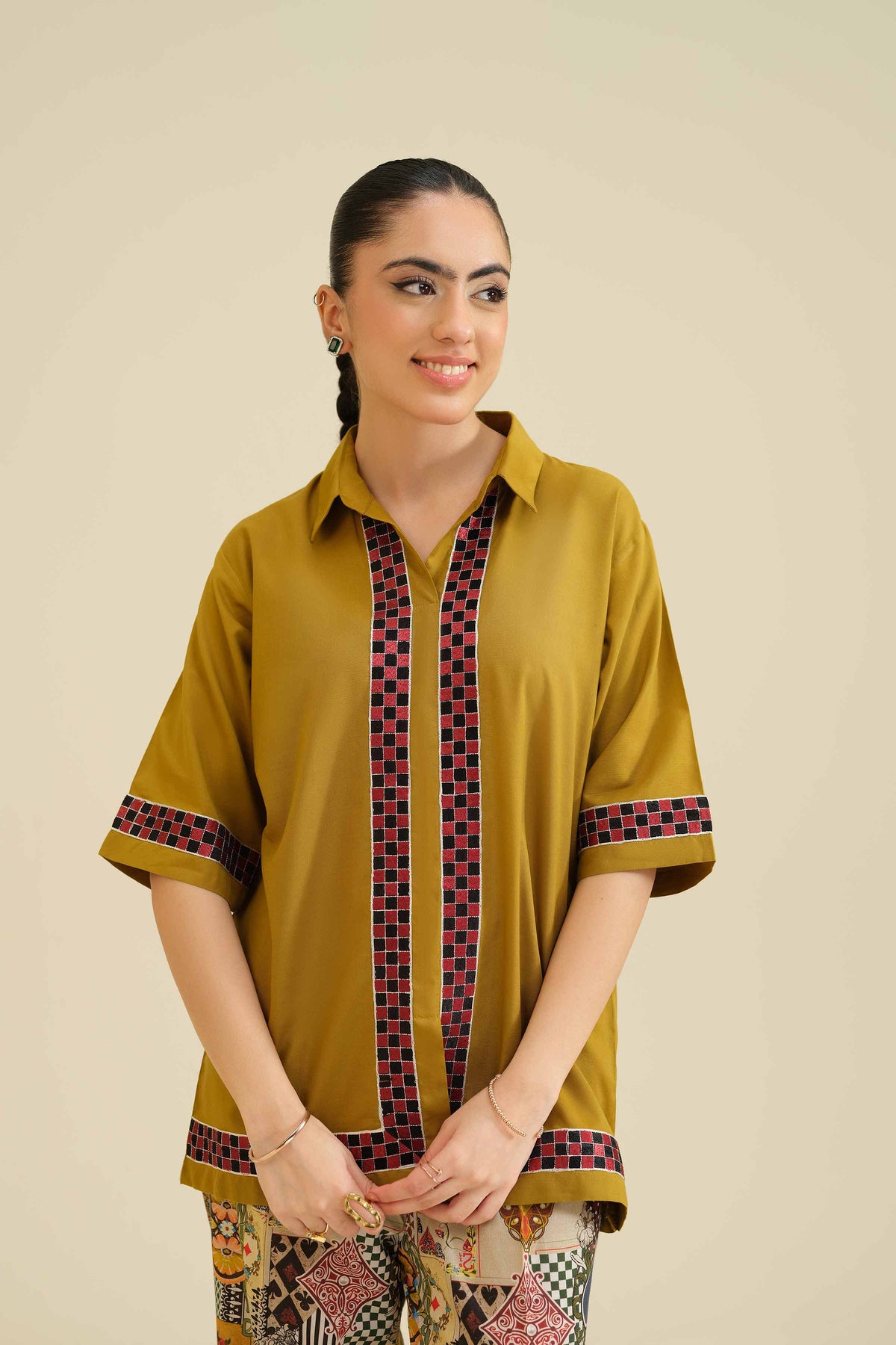 2 Piece - Embroidered Suit - PW25-208