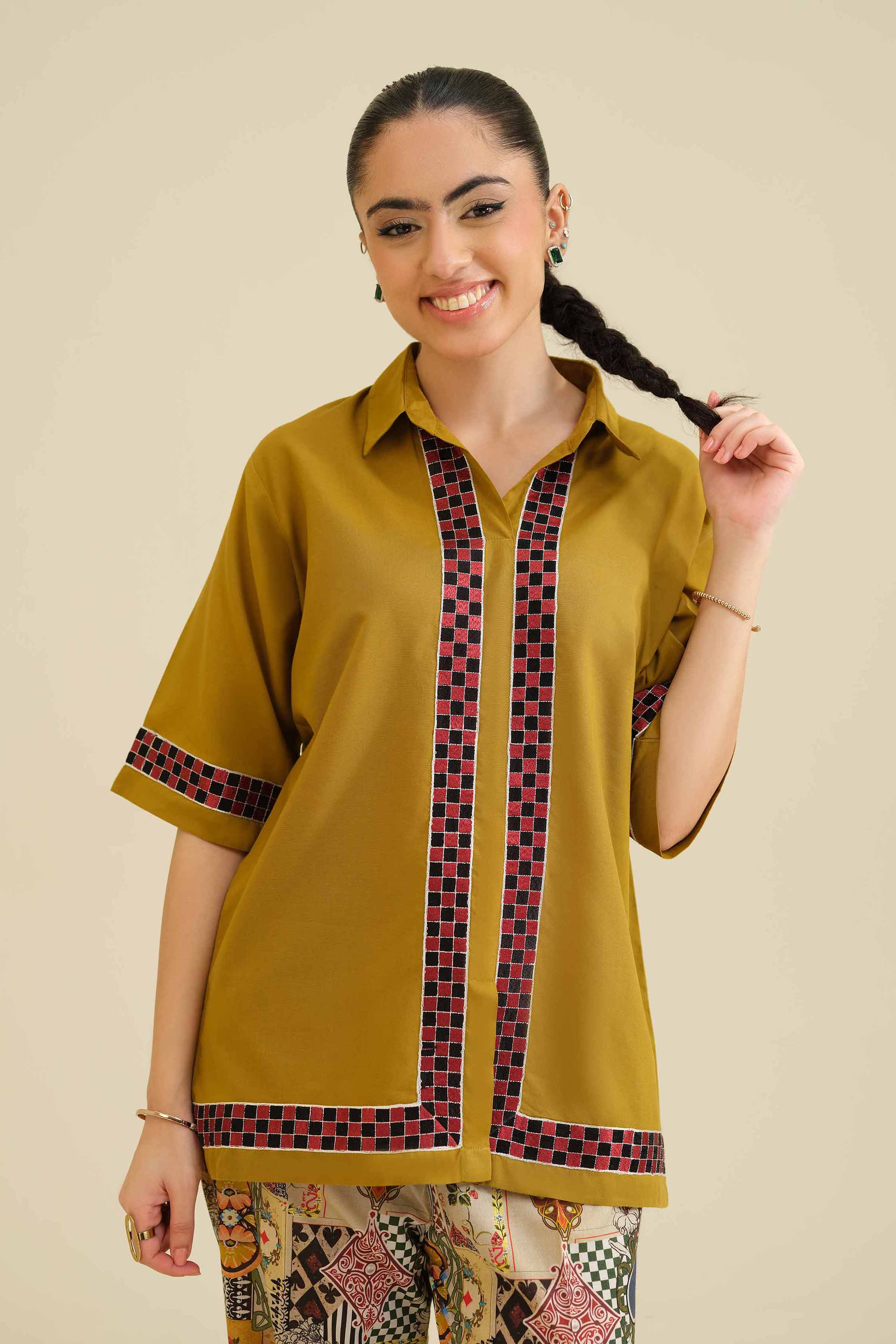 2 Piece - Embroidered Suit - PW25-208