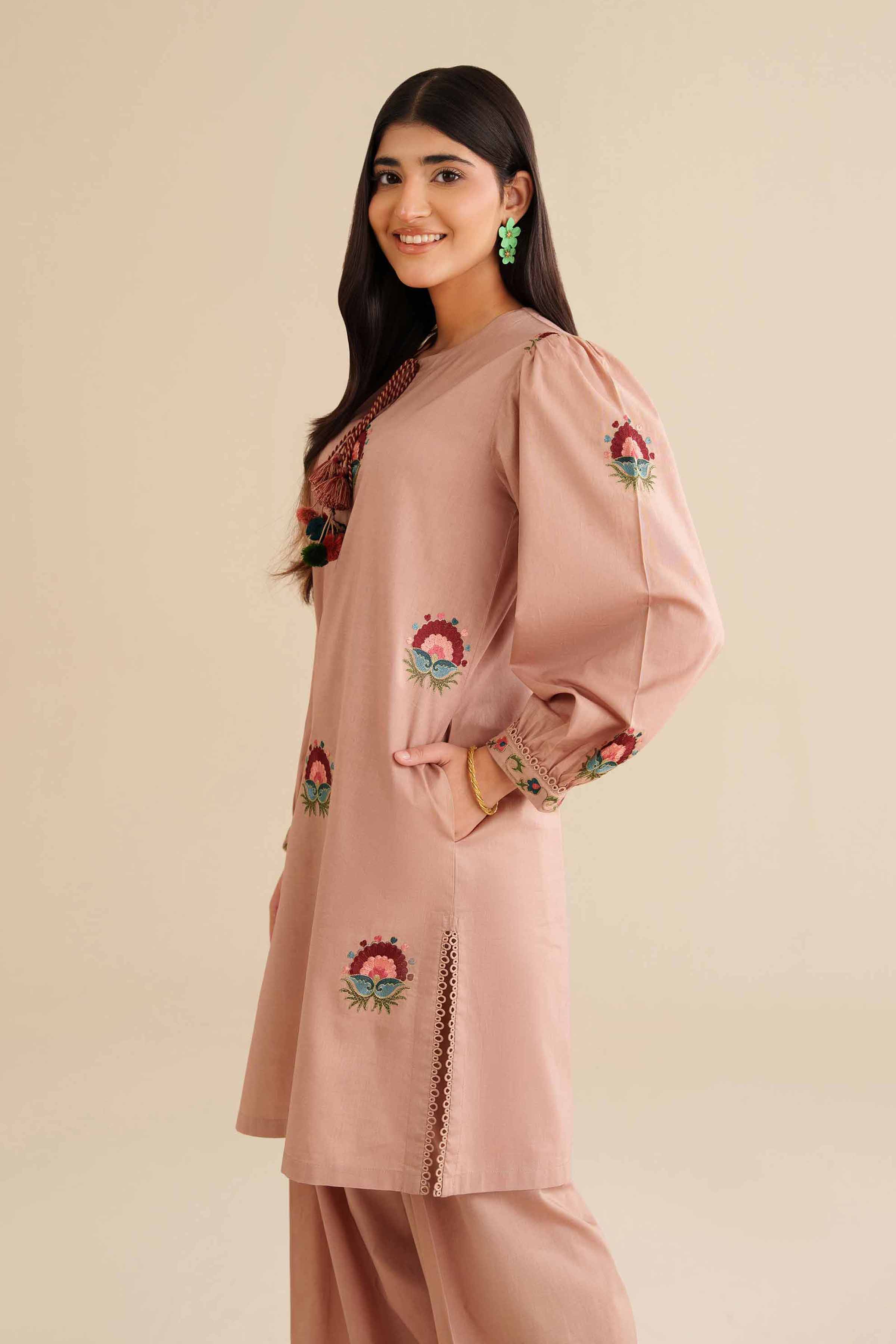 2 Piece - Embroidered Suit - PW25-211