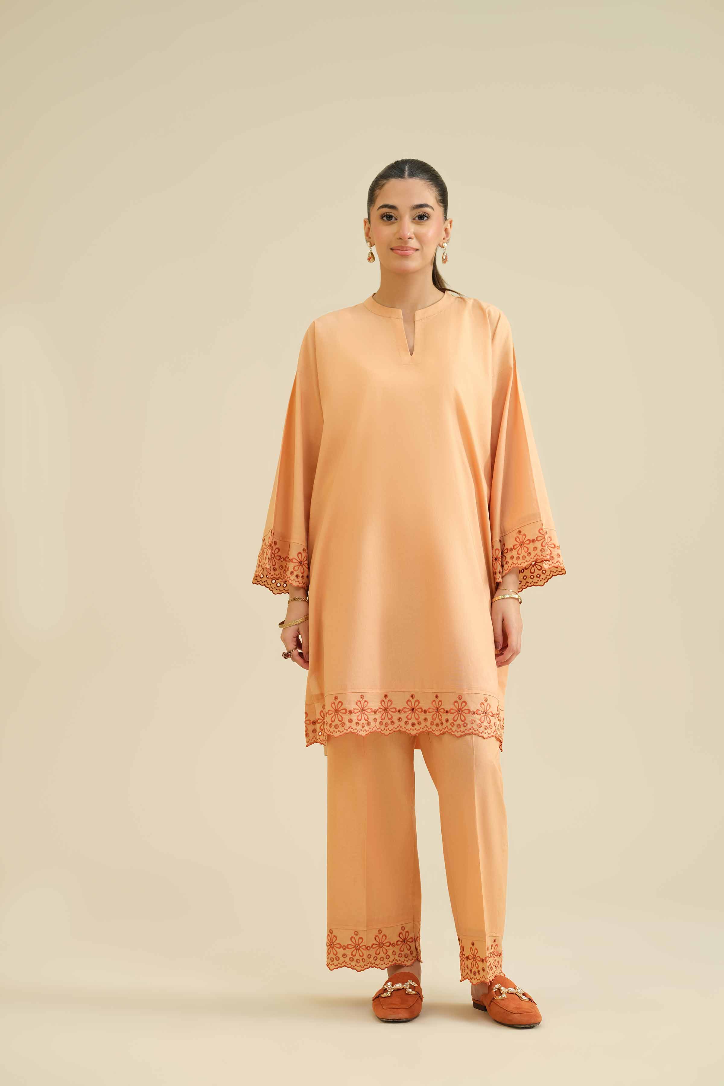 2 Piece - Embroidered Suit - PW25-213