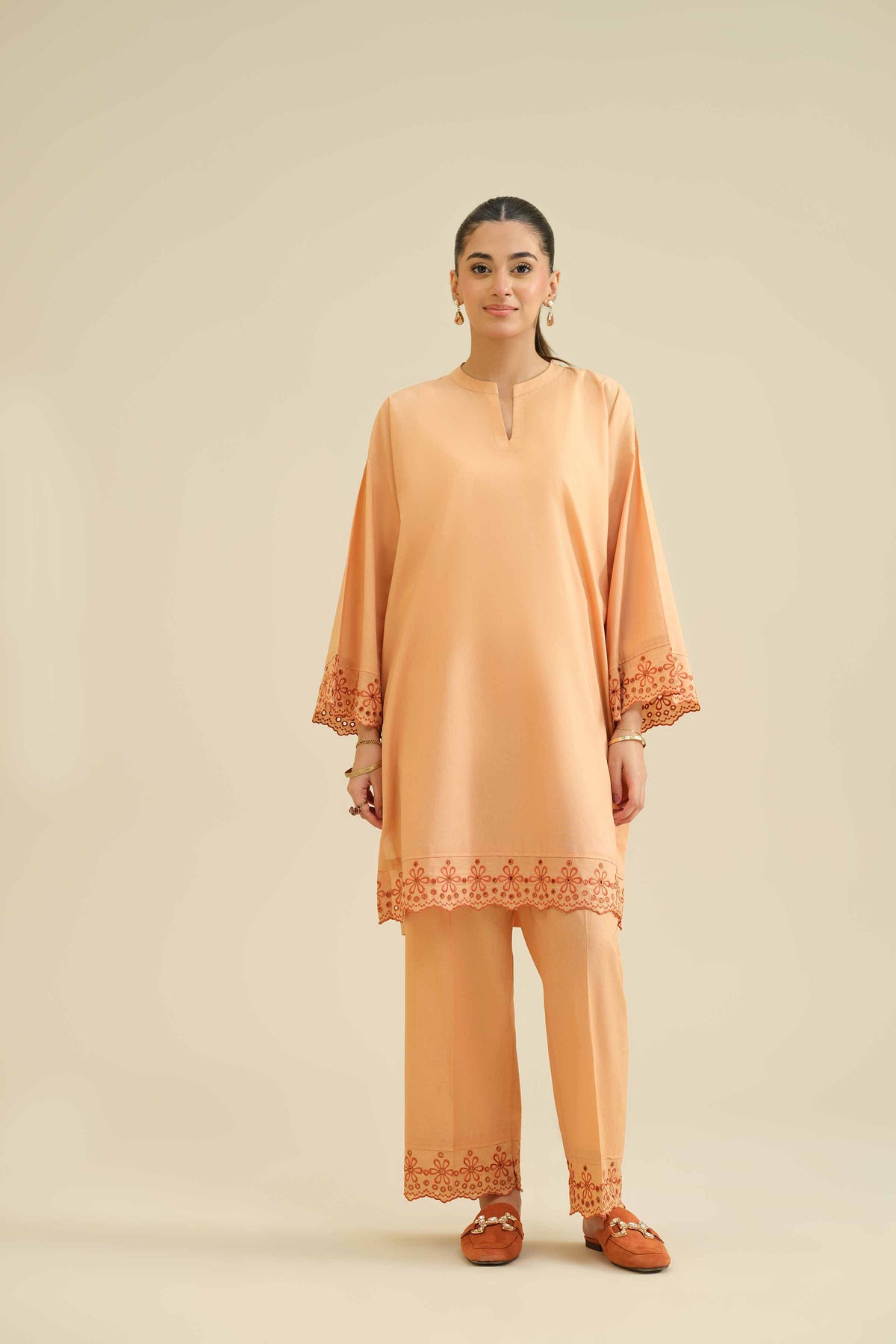 2 Piece - Embroidered Suit - PW25-213