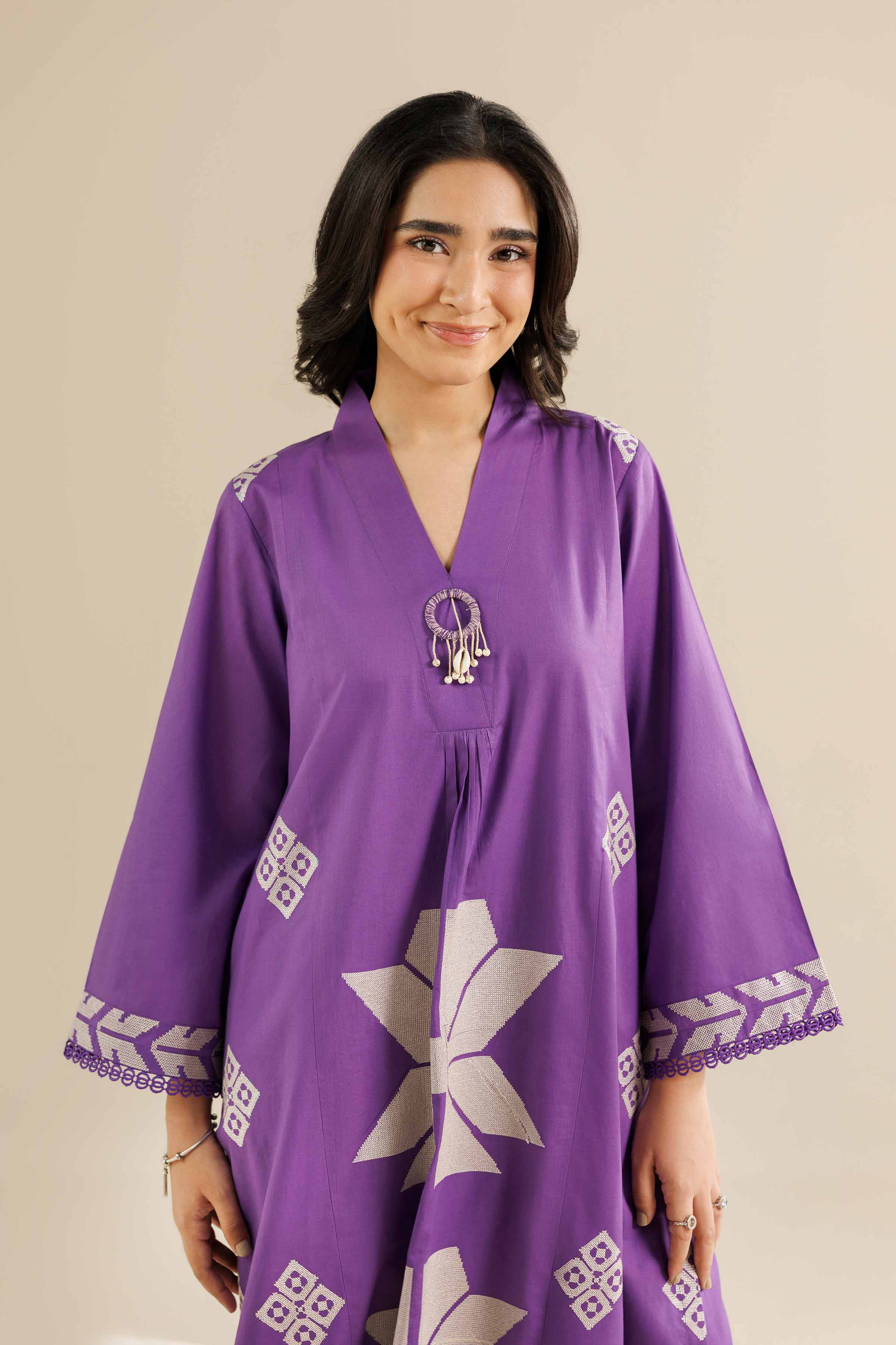 2 Piece - Embroidered Suit - PW25-214