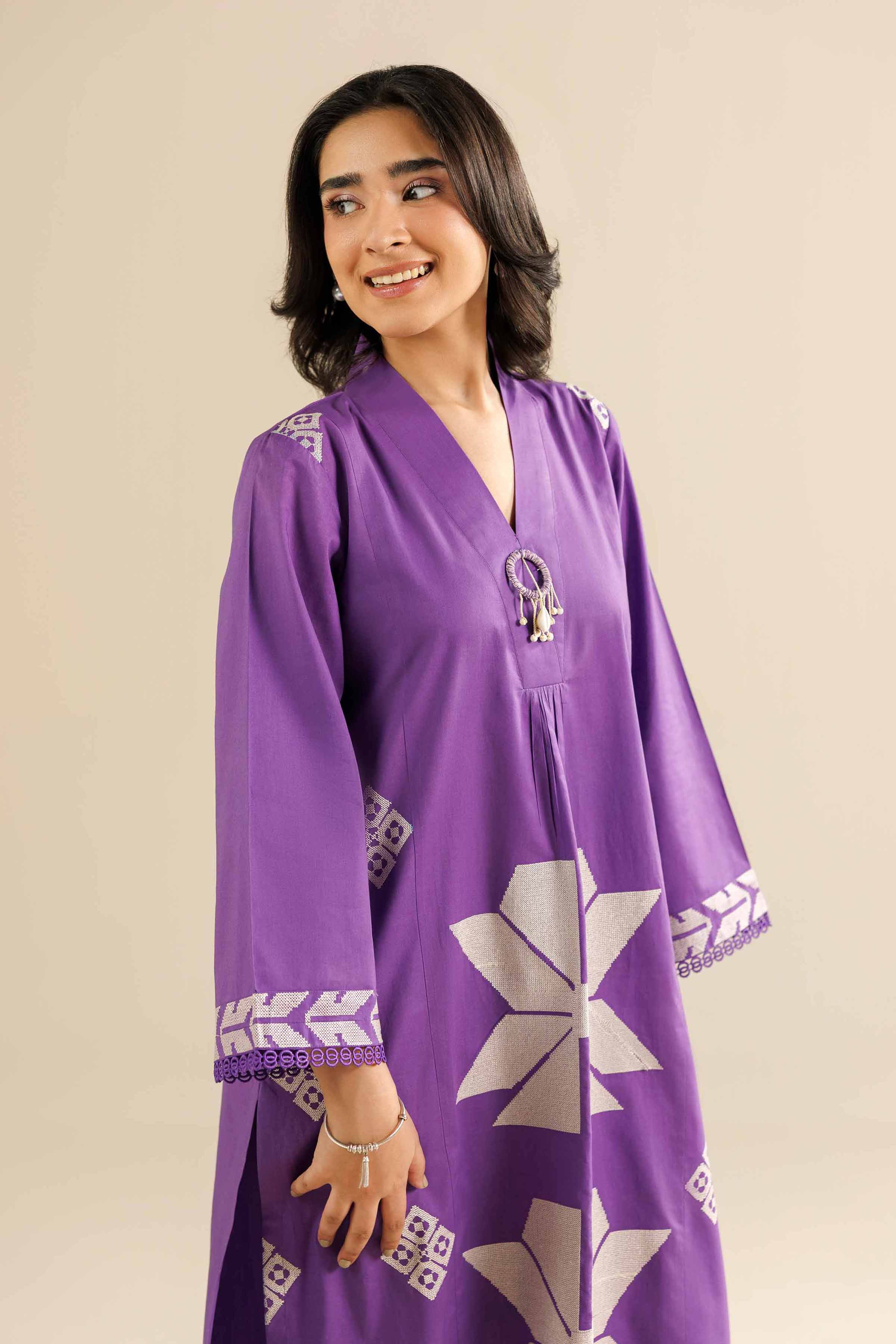 2 Piece - Embroidered Suit - PW25-214