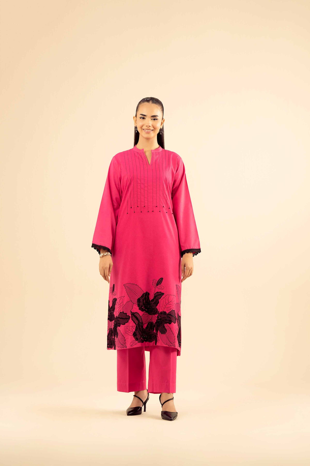 2 Piece - Embroidered Suit - PW25-215