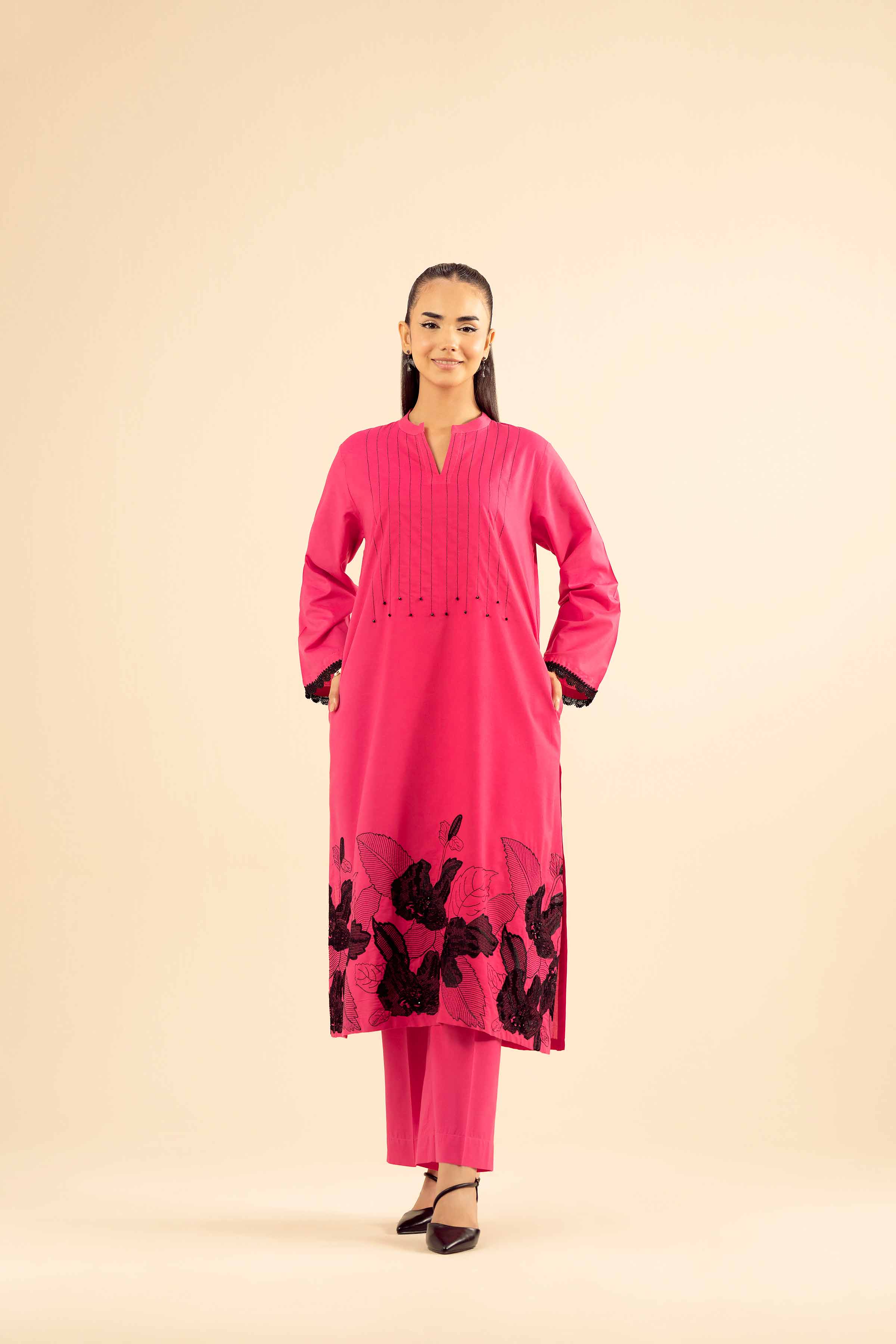 2 Piece - Embroidered Suit - PW25-215