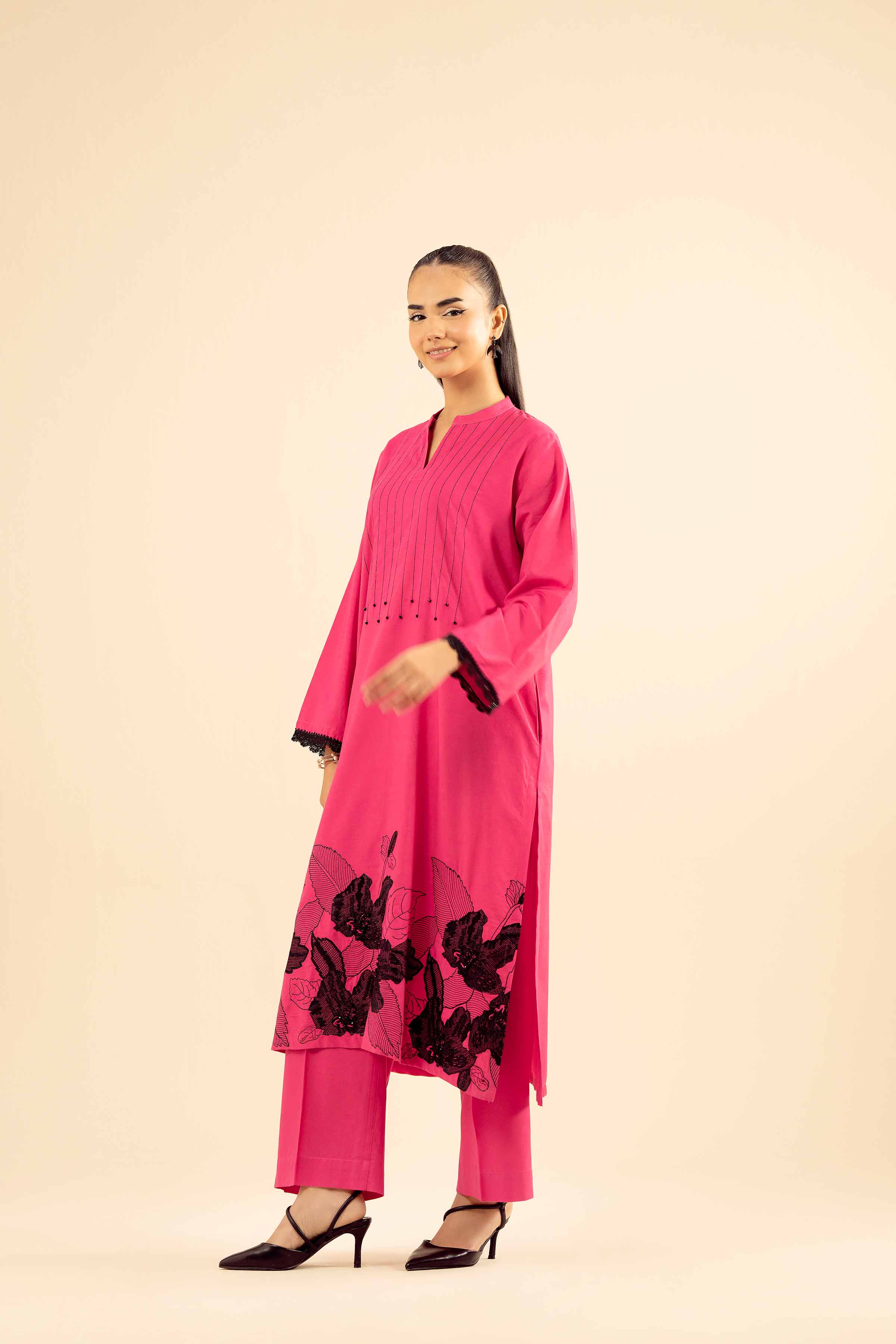 2 Piece - Embroidered Suit - PW25-215