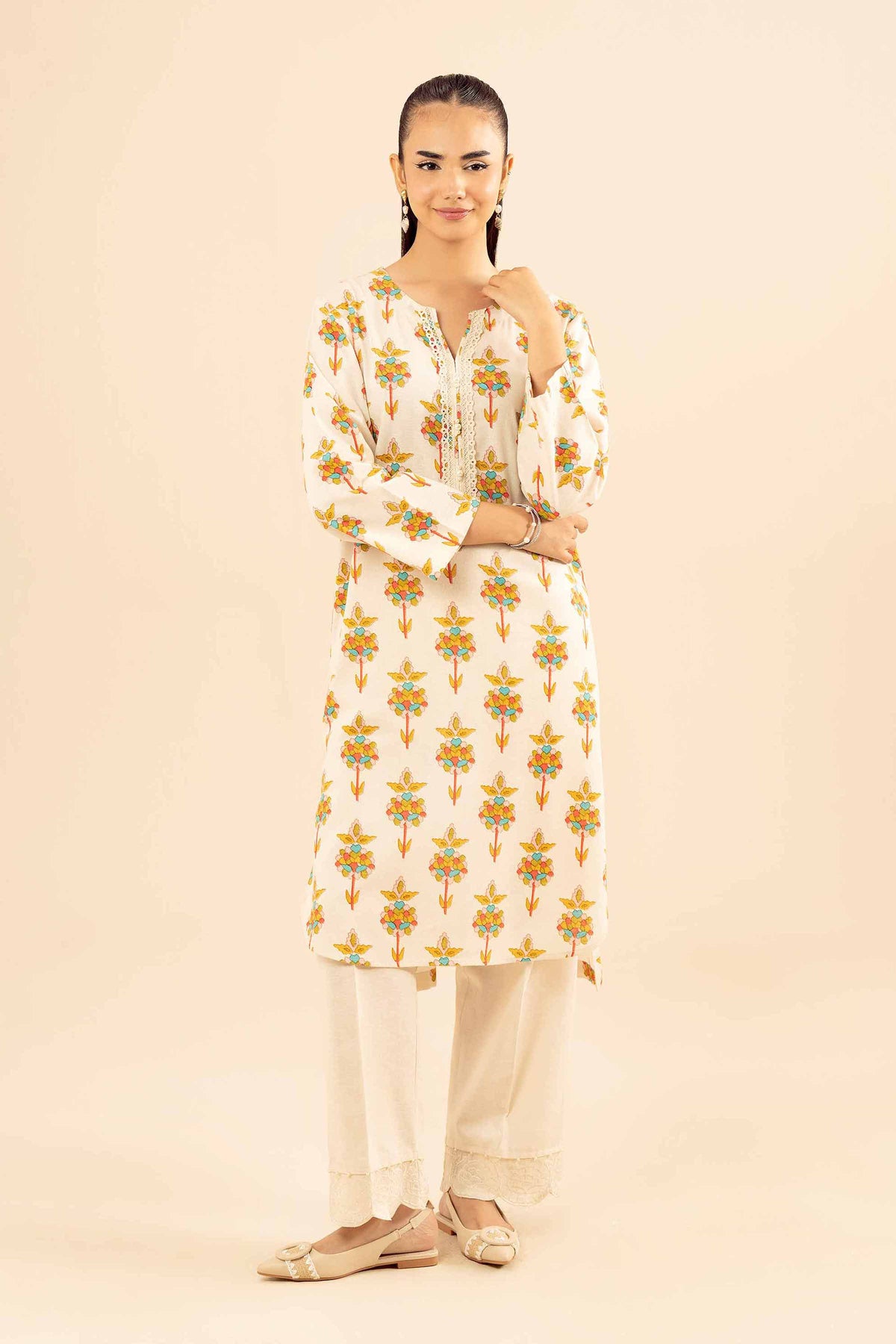 2 Piece - Embroidered Suit - PW25-216