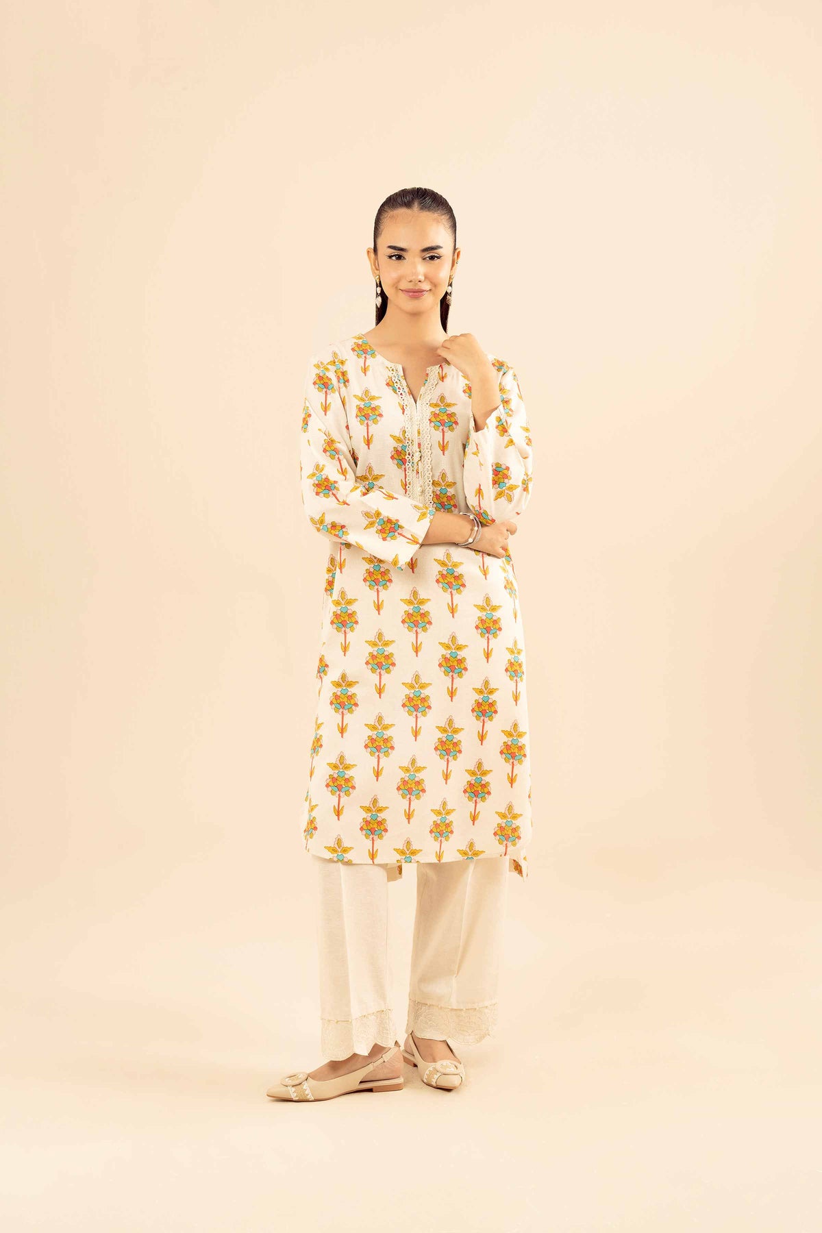 2 Piece - Embroidered Suit - PW25-216