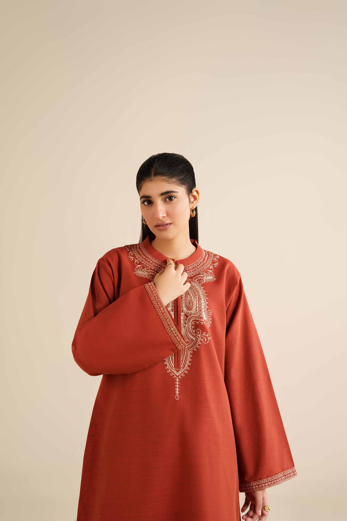 2 Piece - Embroidered Suit - PW25-218