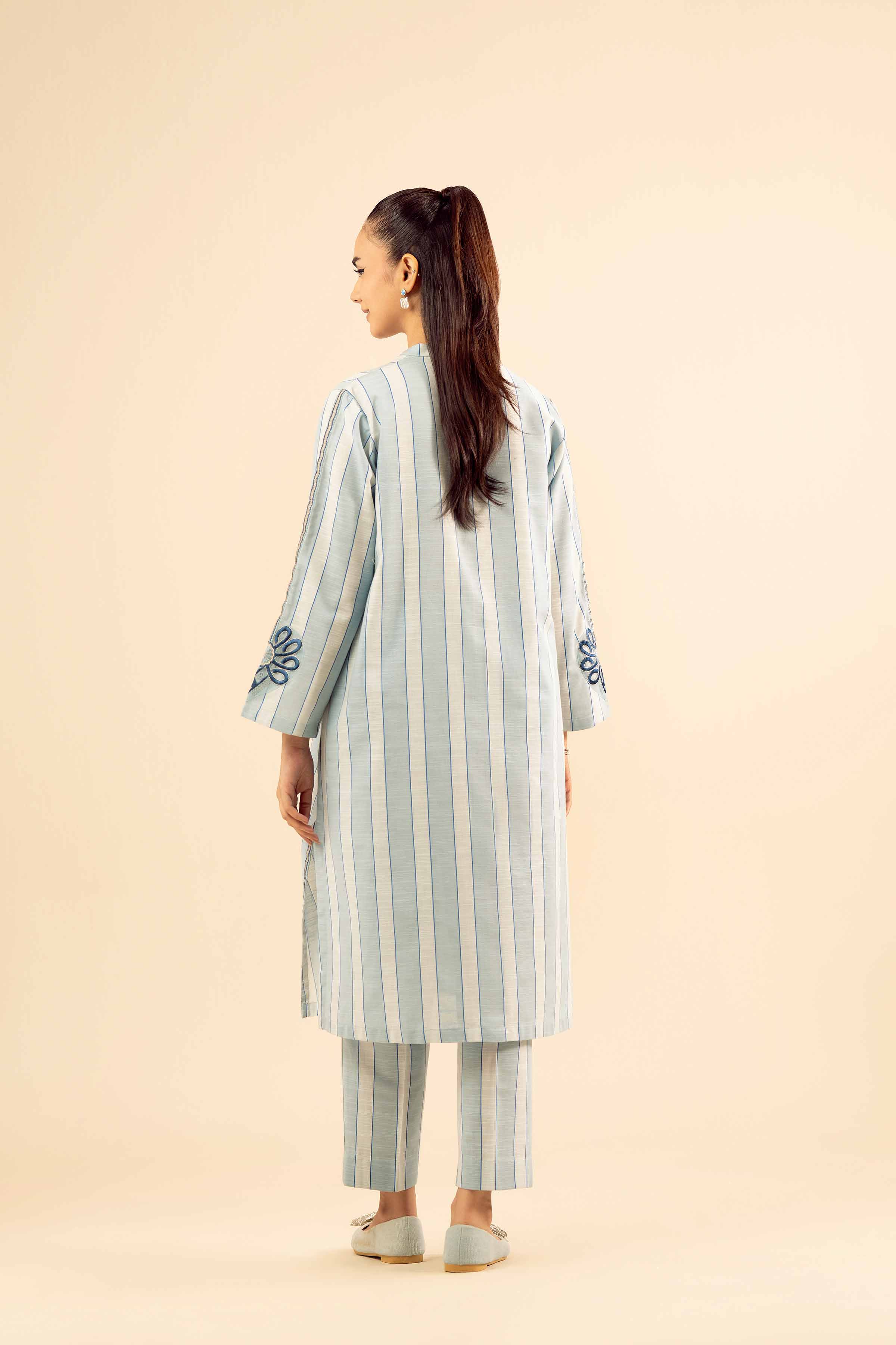 2 Piece - Embroidered Suit - PW25-225