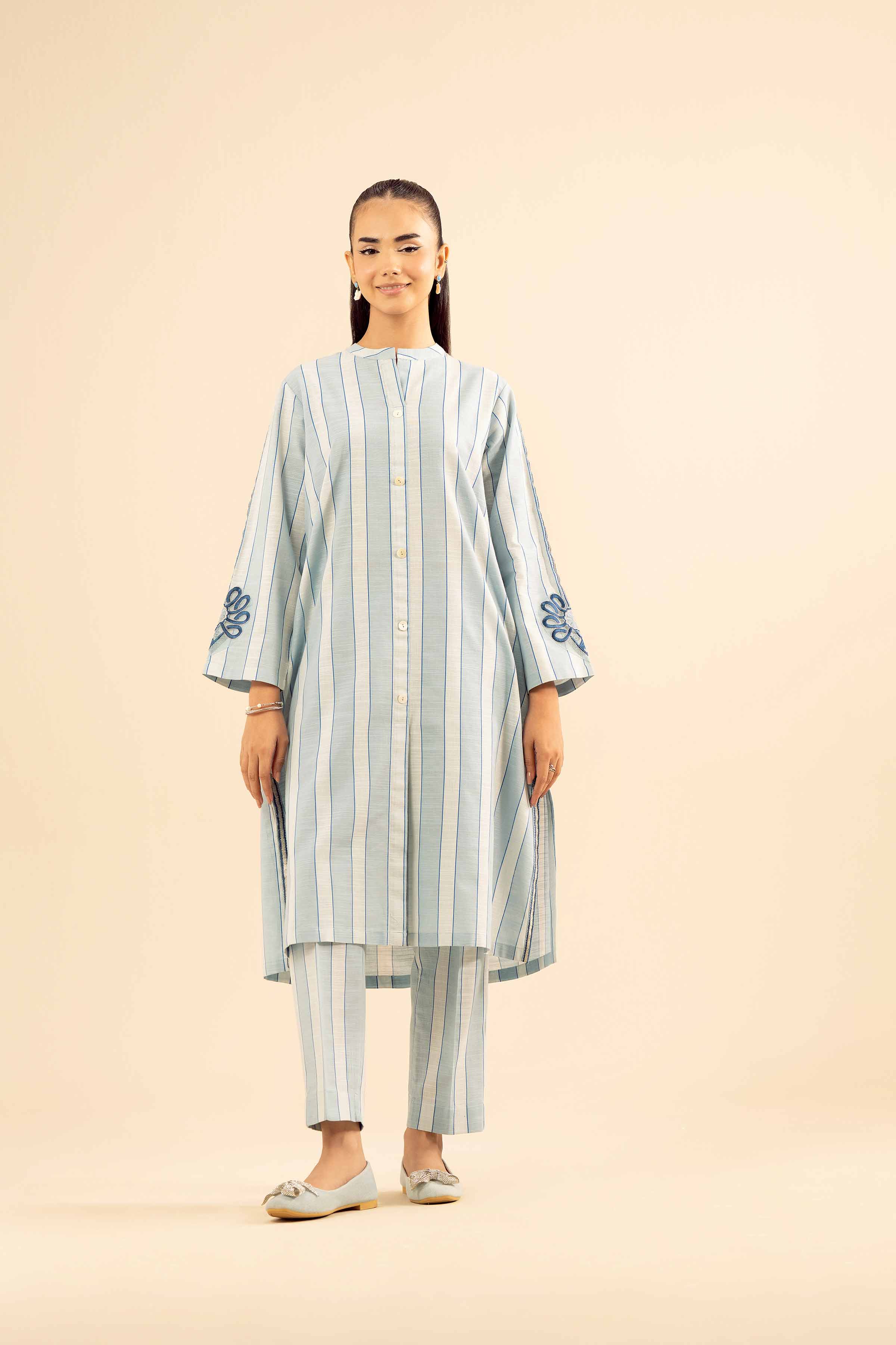 2 Piece - Embroidered Suit - PW25-225