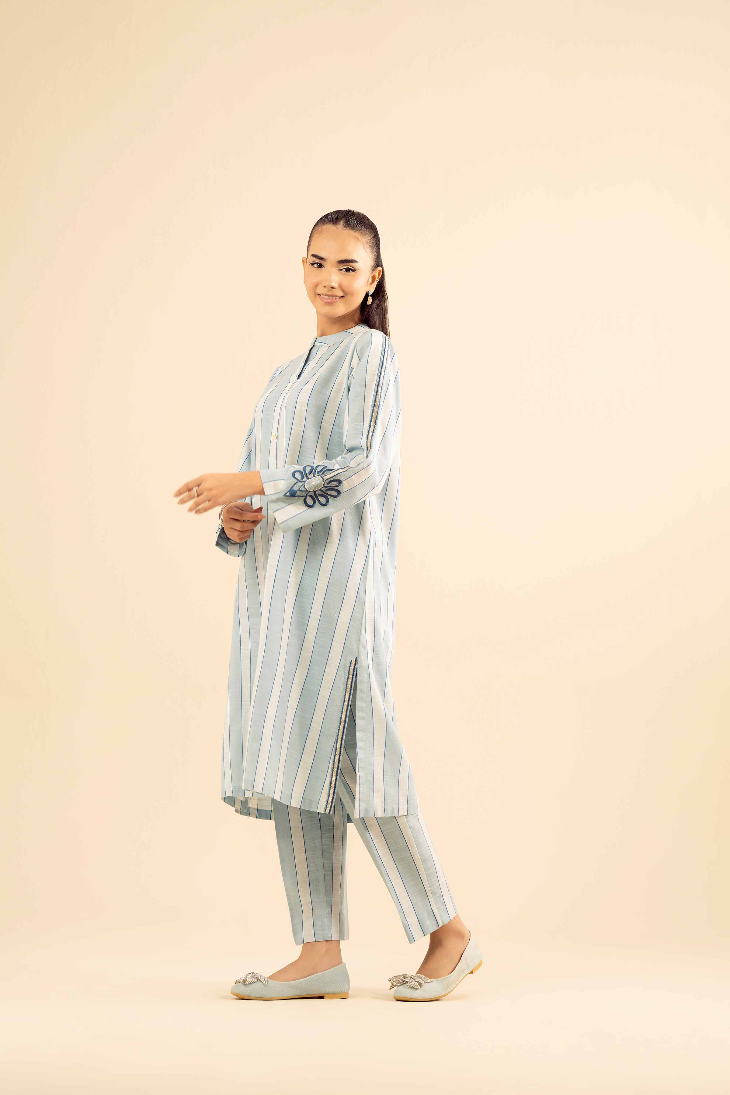 2 Piece - Embroidered Suit - PW25-225