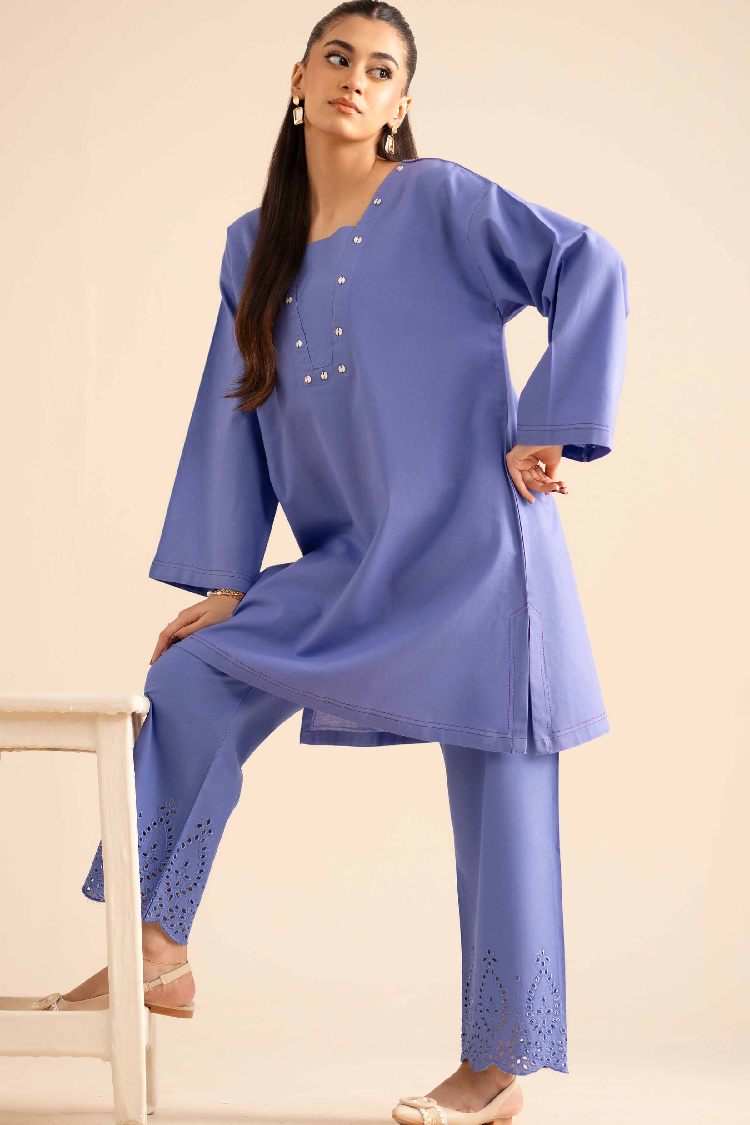 2 Piece - Embroidered Suit - PW25-237