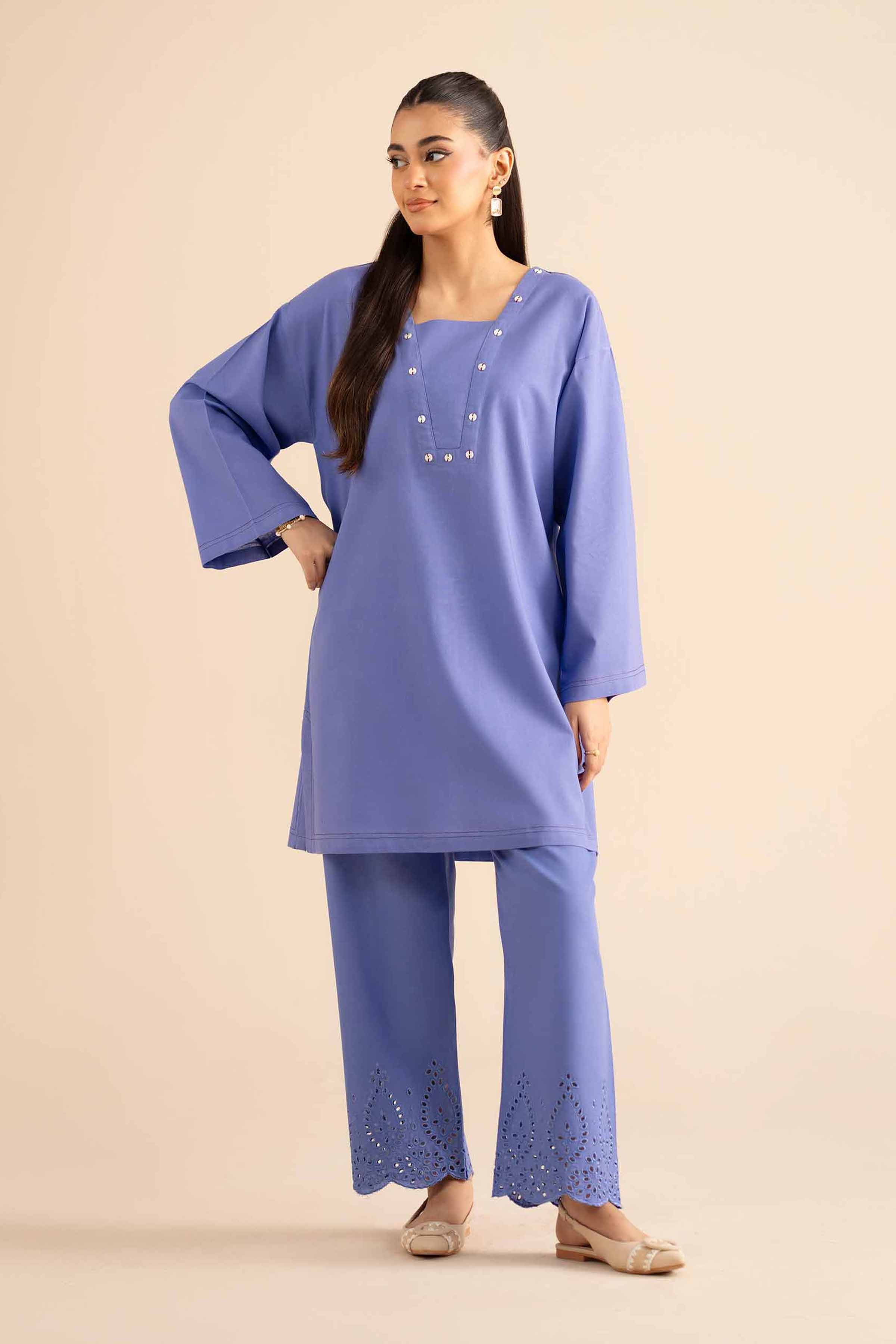 2 Piece - Embroidered Suit - PW25-237