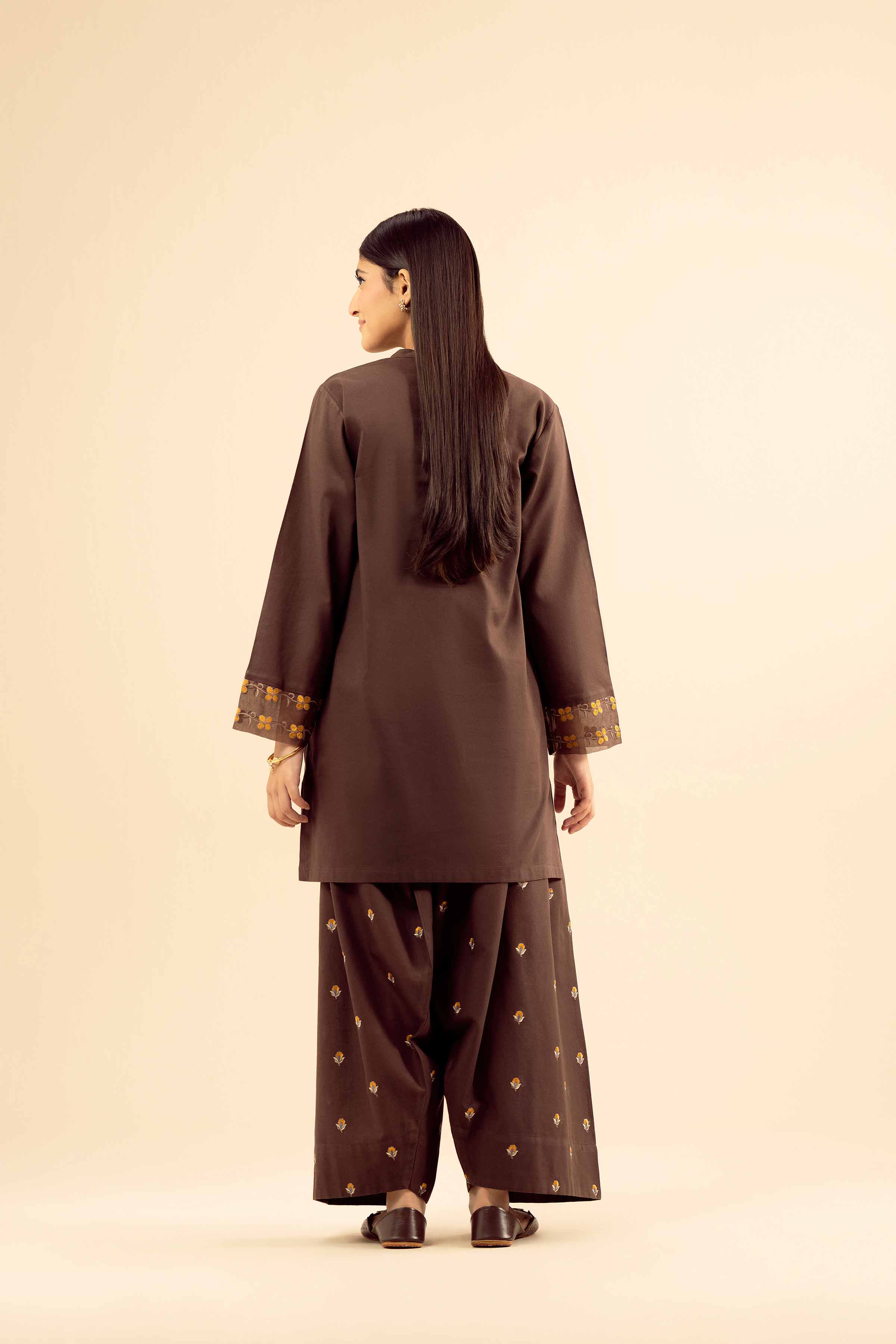 2 Piece - Embroidered Suit - PW25-243