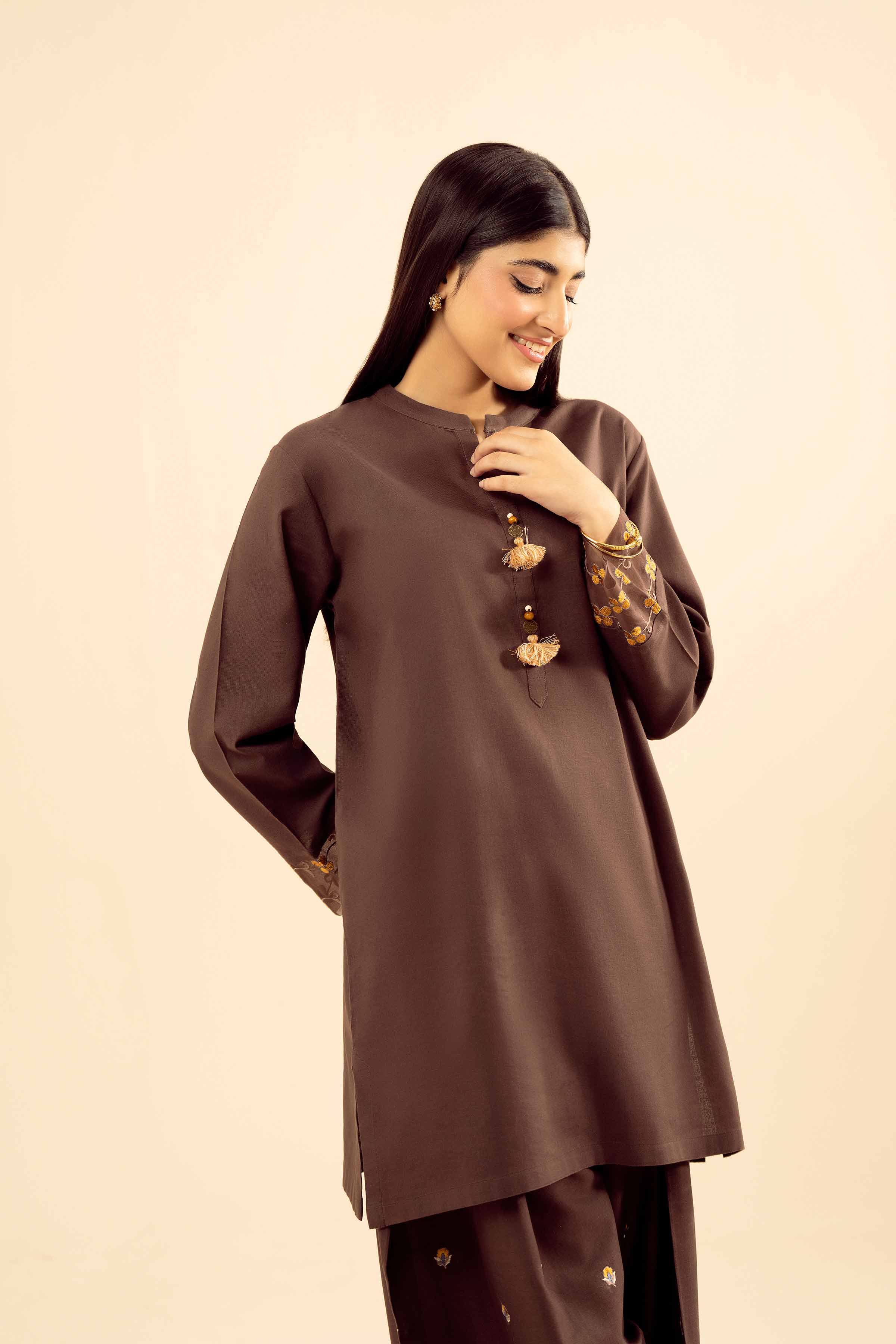 2 Piece - Embroidered Suit - PW25-243