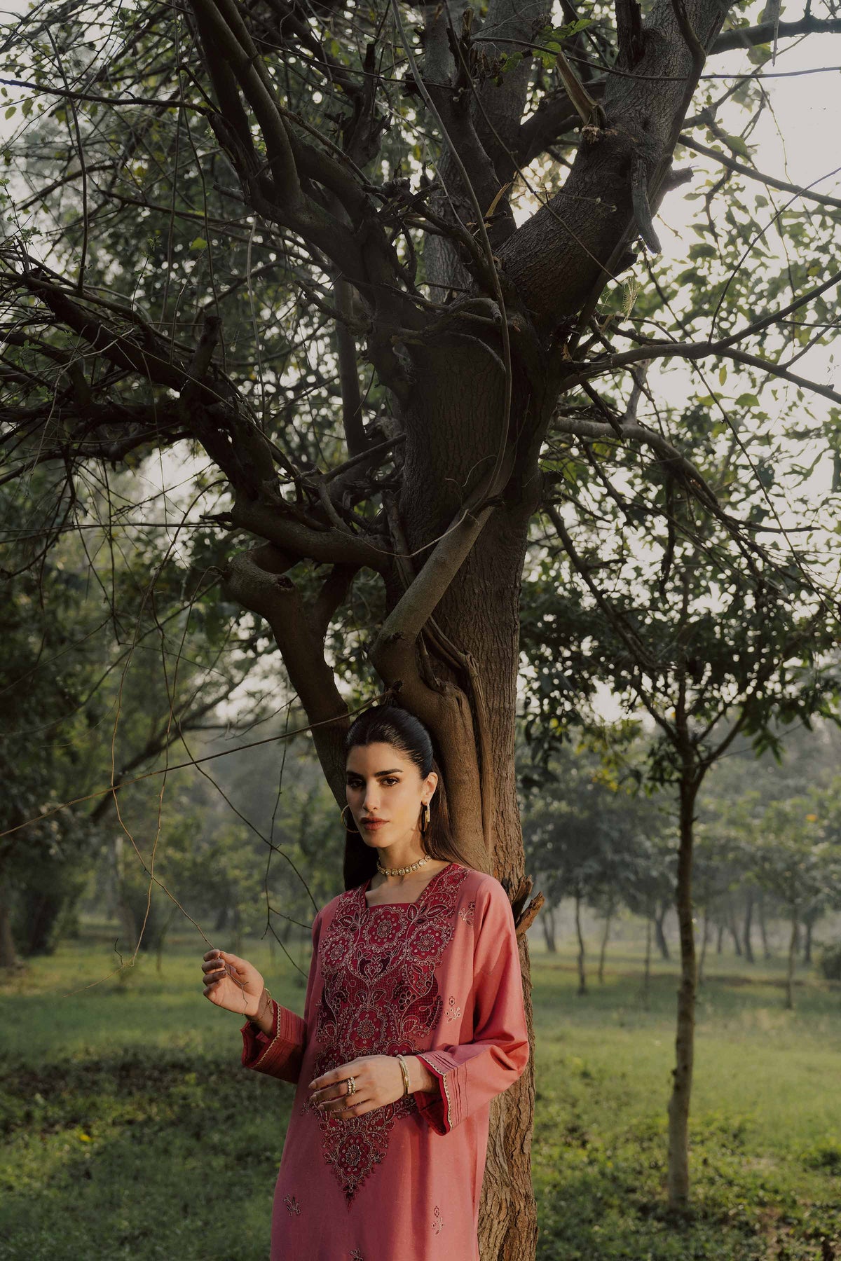 2 Piece - Embroidered Suit - PW25-258