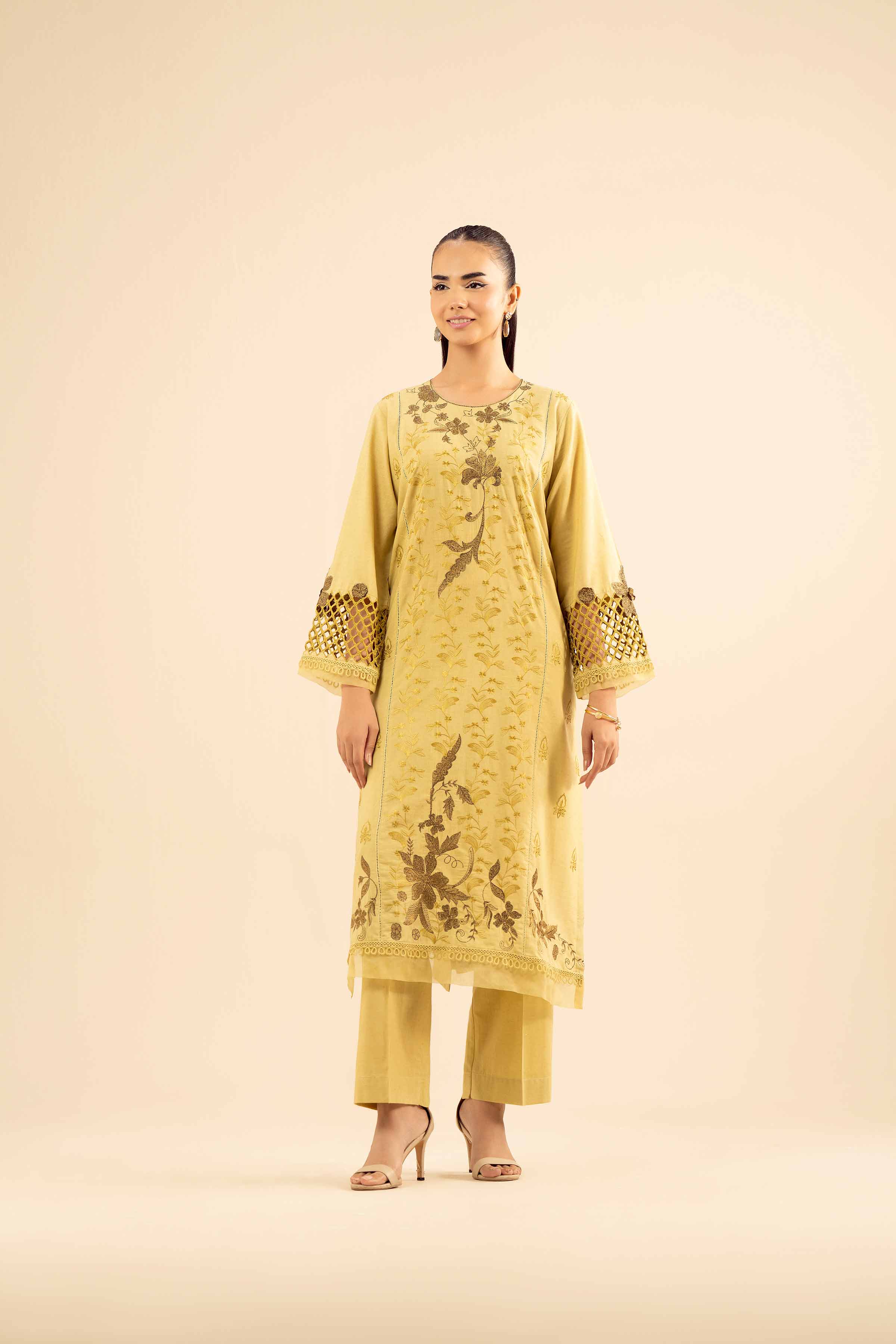 2 Piece - Embroidered Suit - PW25-262