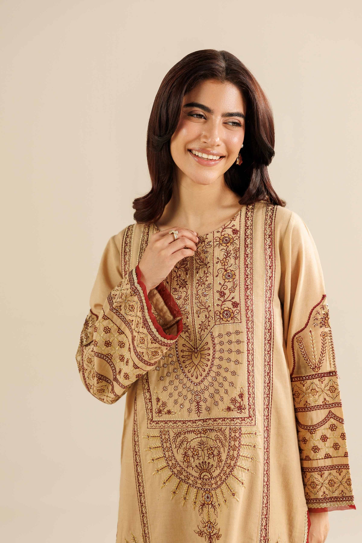 2 Piece - Embroidered Suit - PW25-263