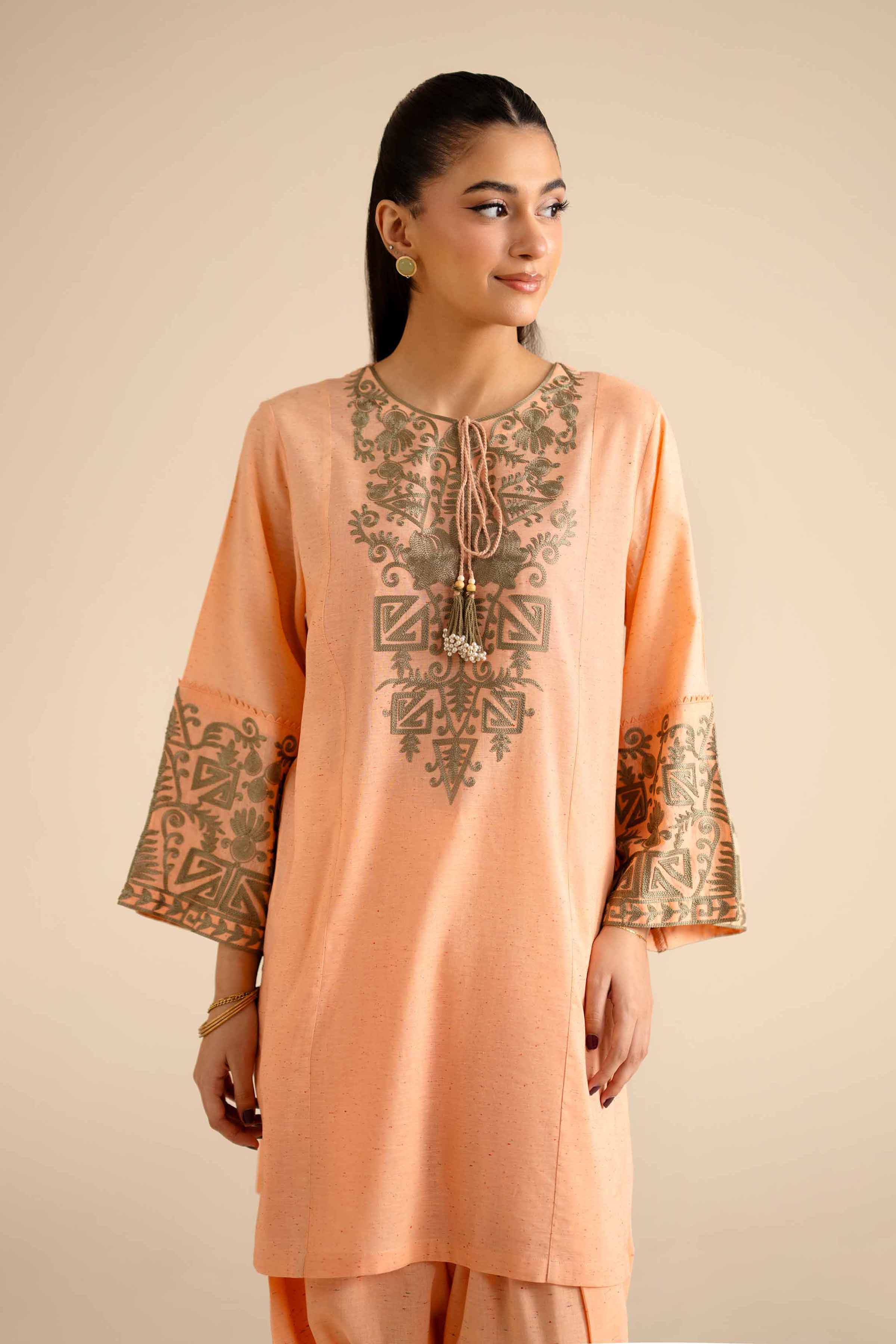 2 Piece - Embroidered Suit - PW25-268