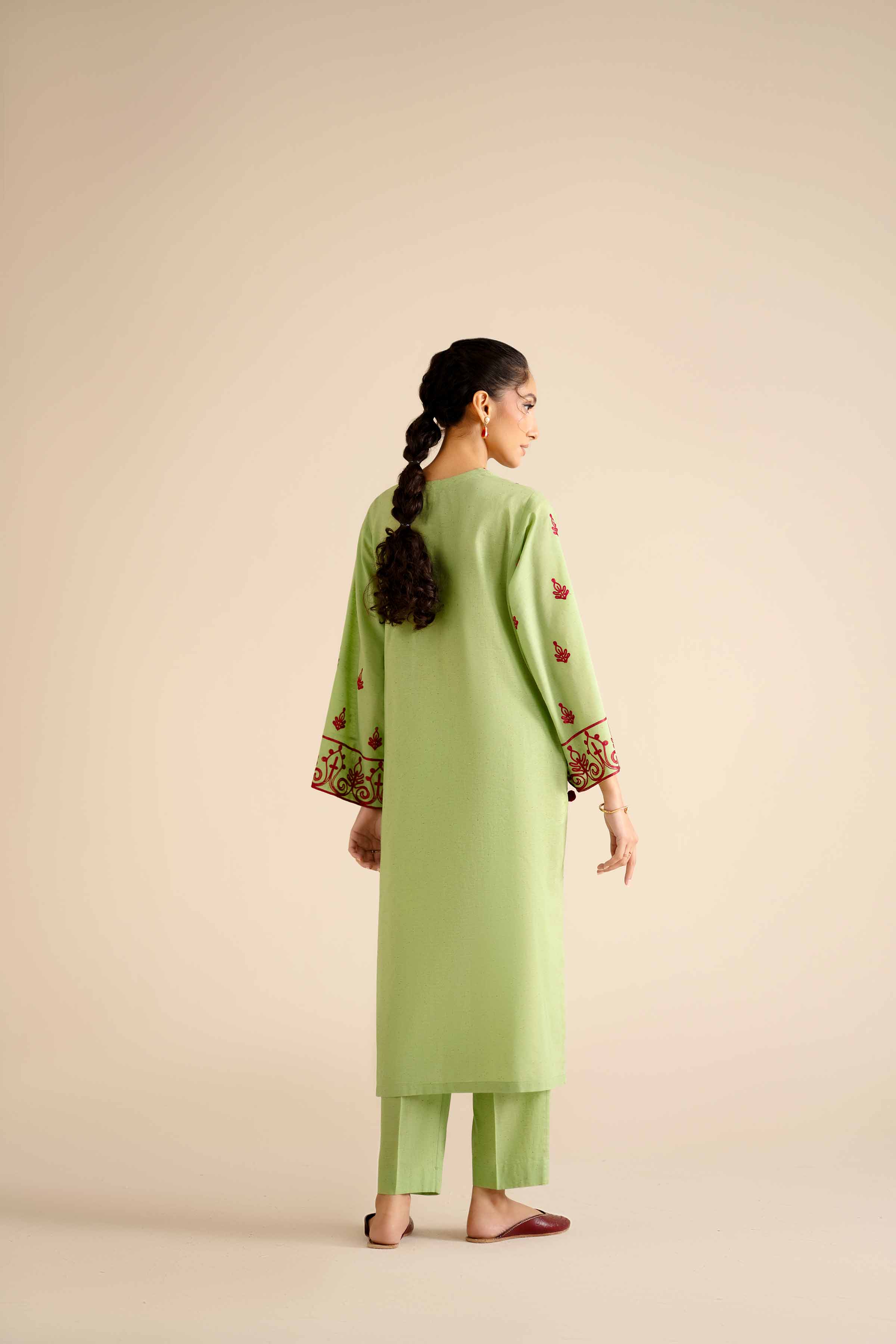 2 Piece - Embroidered Suit - PW25-269