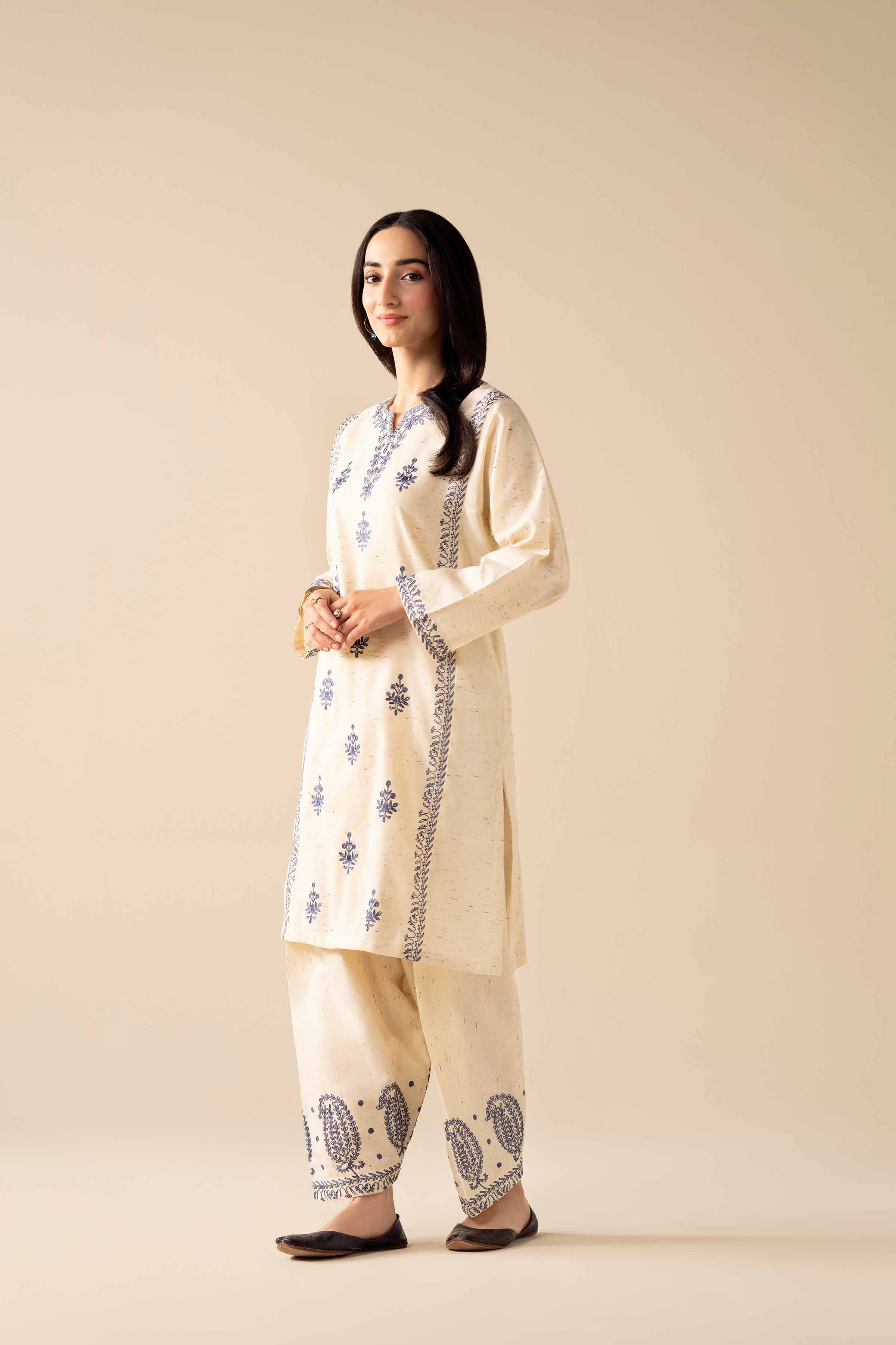 2 Piece - Embroidered Suit - PW25-271