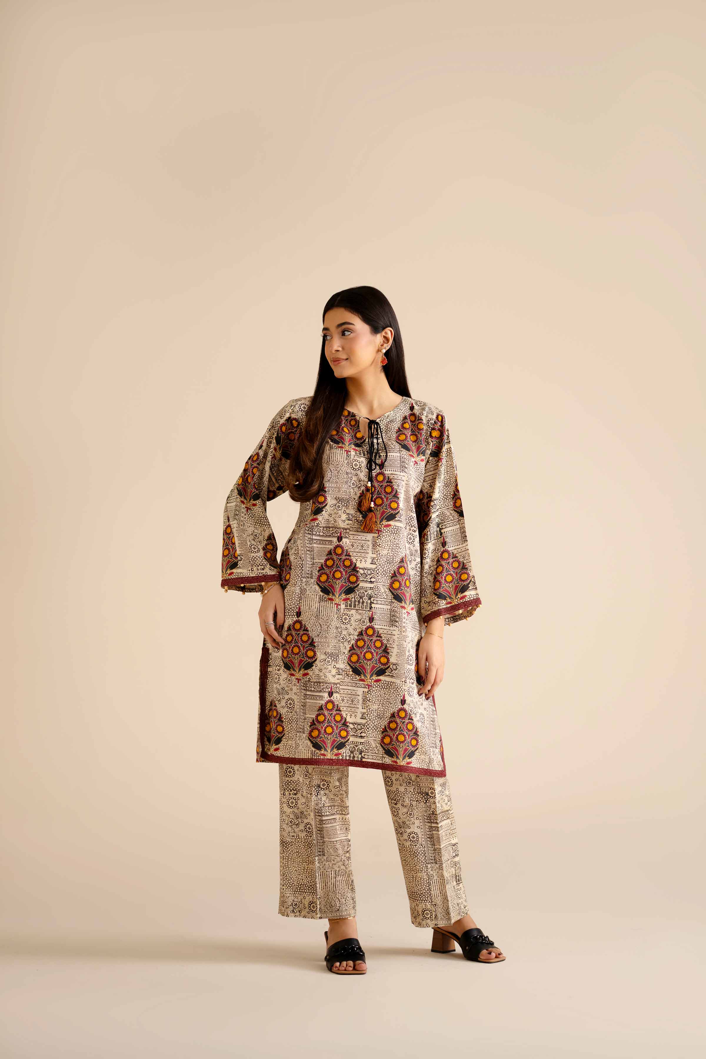2 Piece - Printed Suit - PW25-282