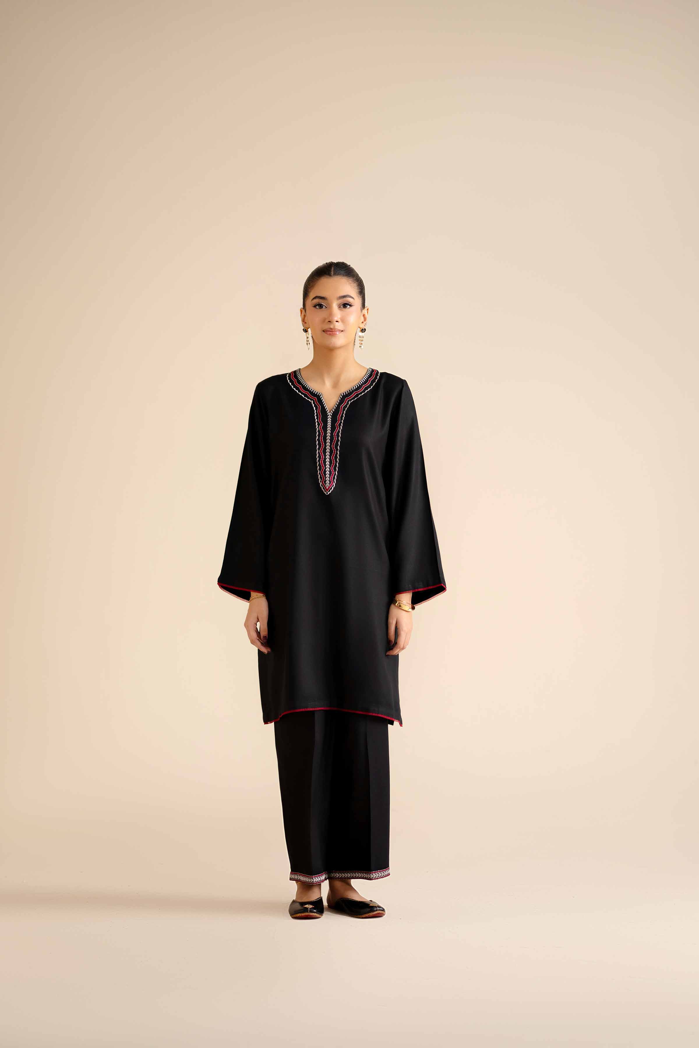 2 Piece - Embroidered Suit - PW25-286