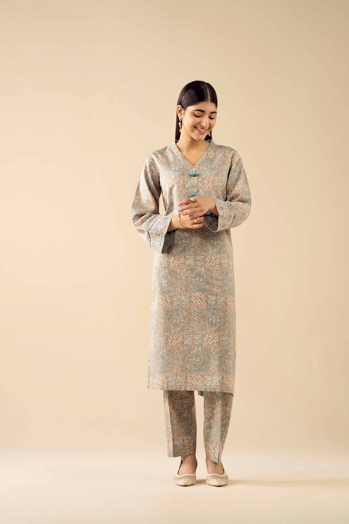 2 Piece - Printed Suit - PW25-292