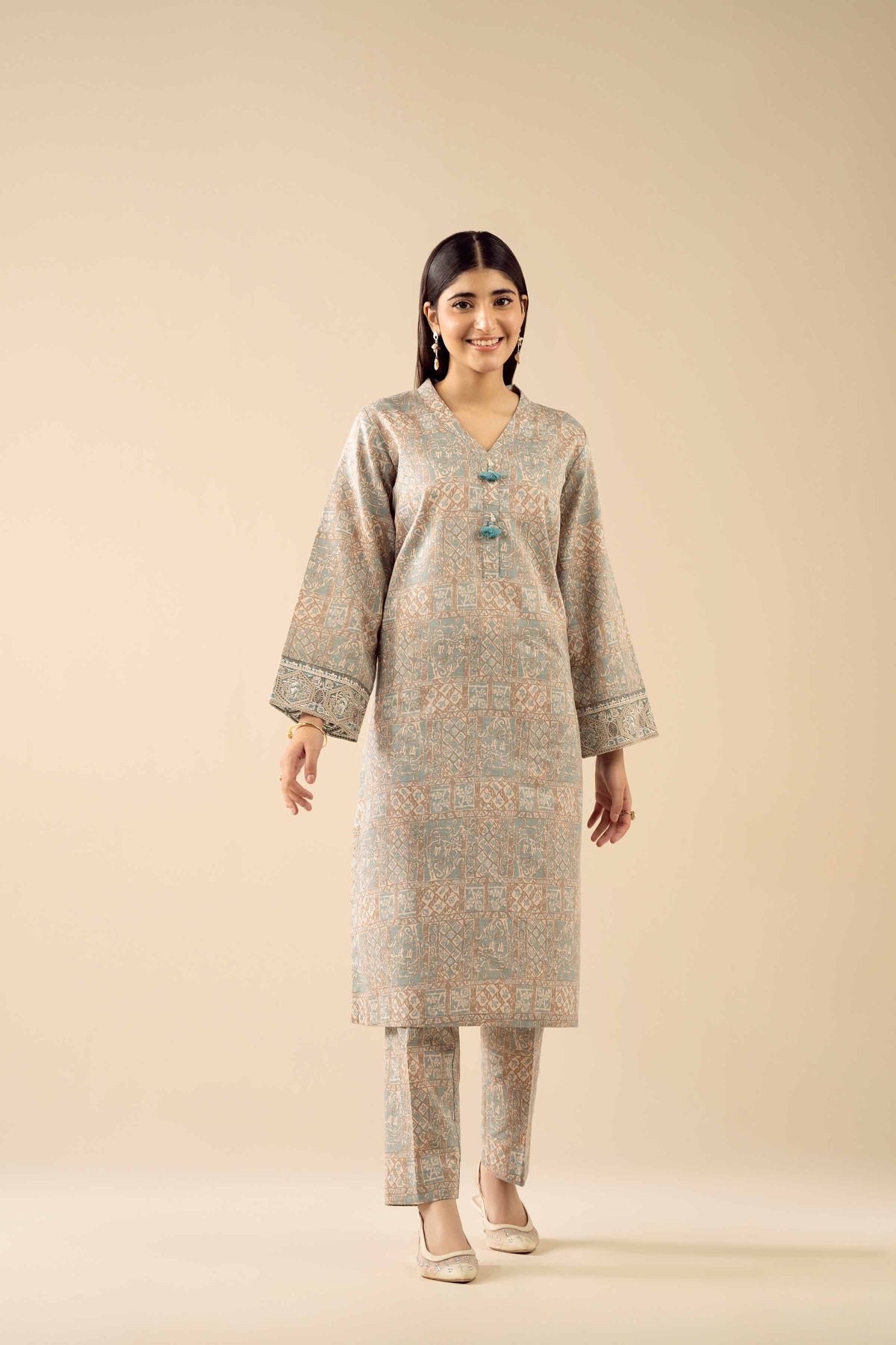 2 Piece - Printed Suit - PW25-292