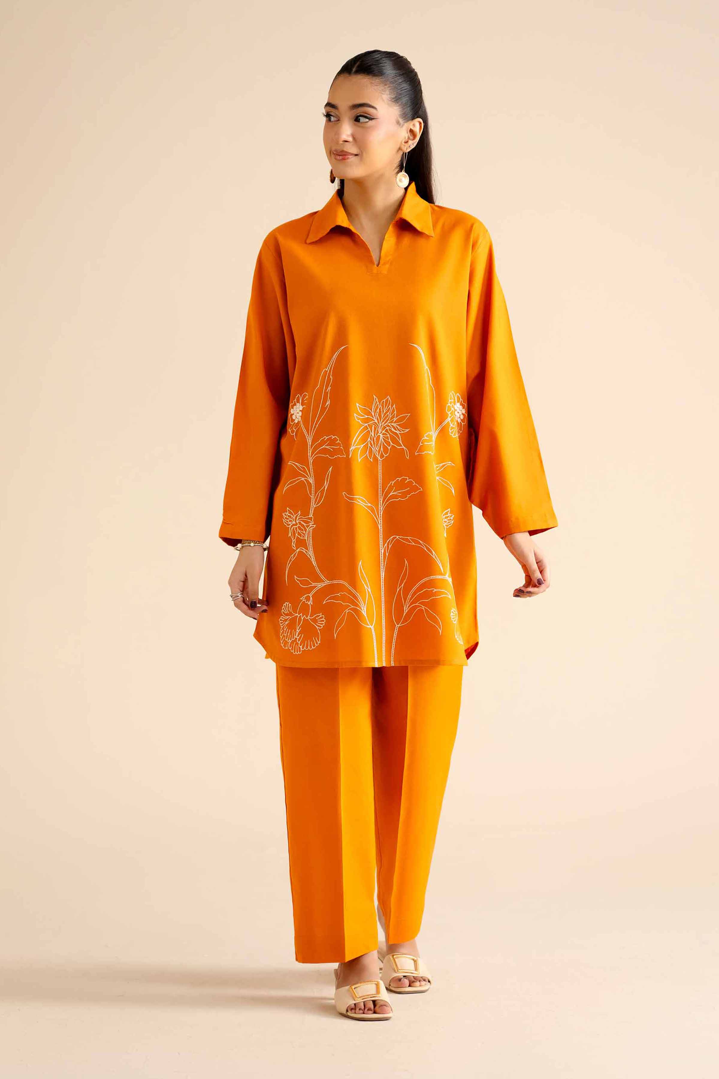 2 Piece - Embroidered Suit - PW25-296